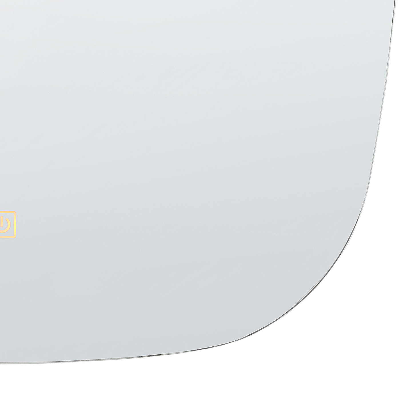 LED-Badezimmer-Spiegel BERGERAC 58 cm 78 cm Silber