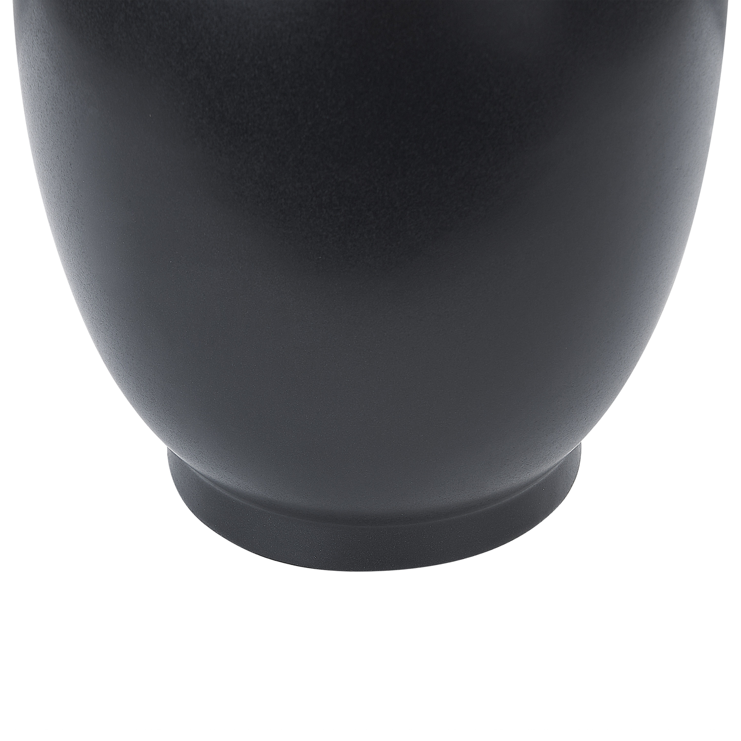 Blumenvase MYTILENE Keramik 29 cm Schwarz