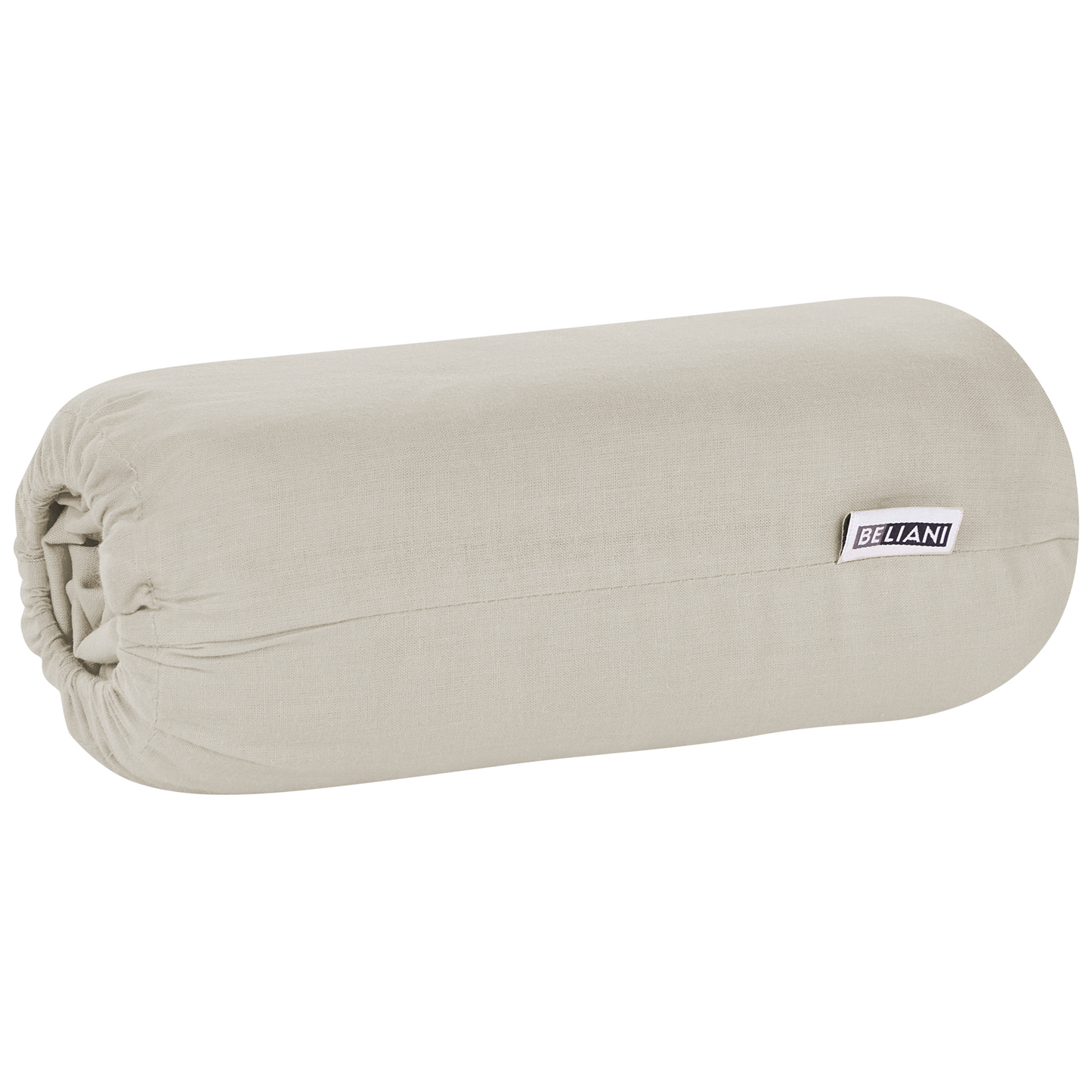 Spannbettlaken JANBU Baumwolle 180 x 200 cm Taupe