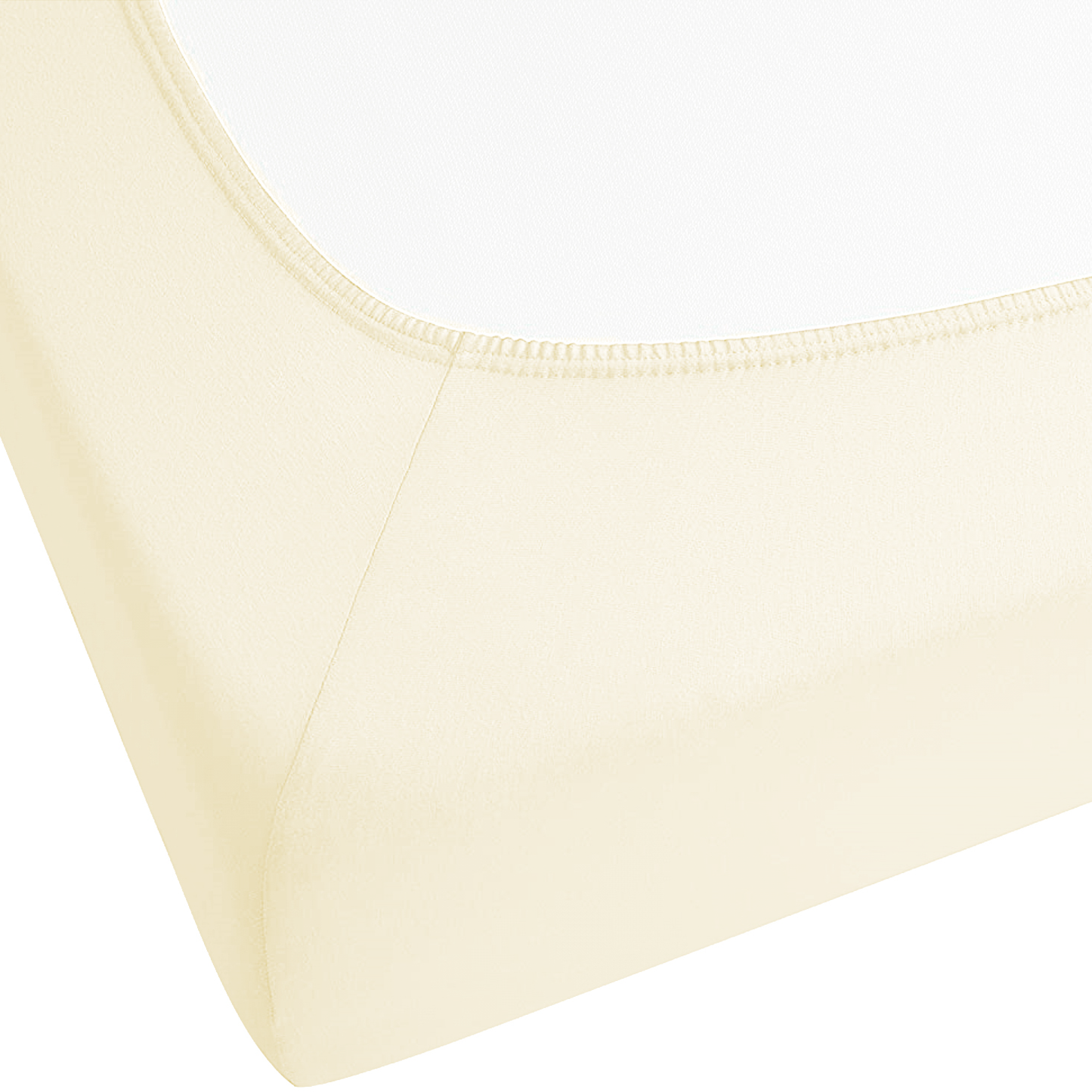 Spannbettlaken JANBU Baumwolle 90 x 200 cm Beige