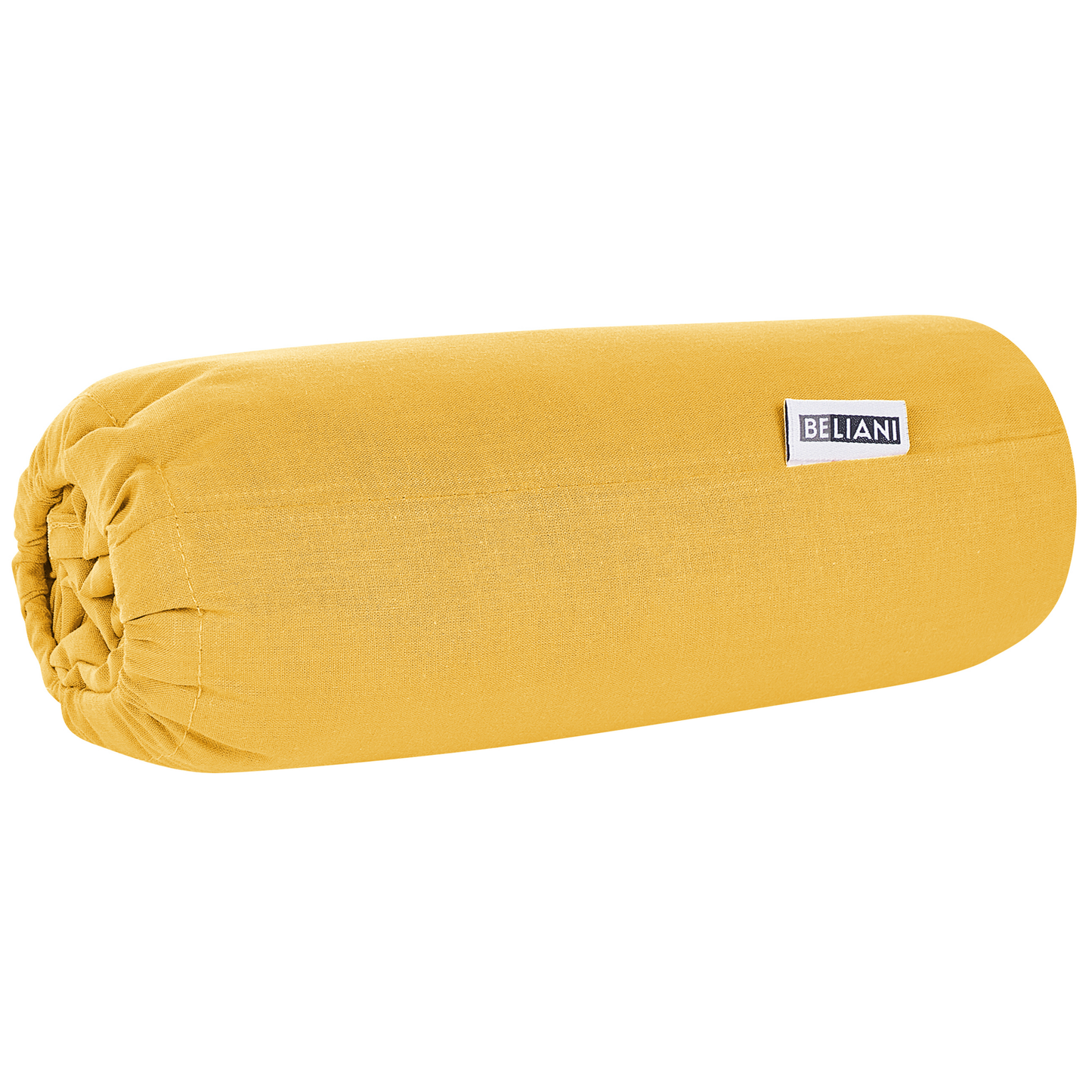 Spannbettlaken JANBU Baumwolle 180 x 200 cm Senfgelb