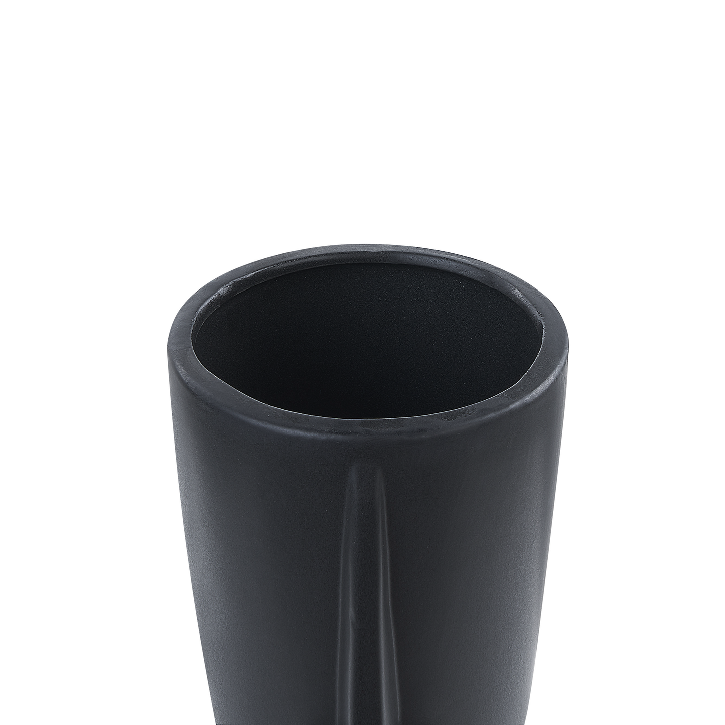Blumenvase ARTEMIS Keramik 22 cm Schwarz