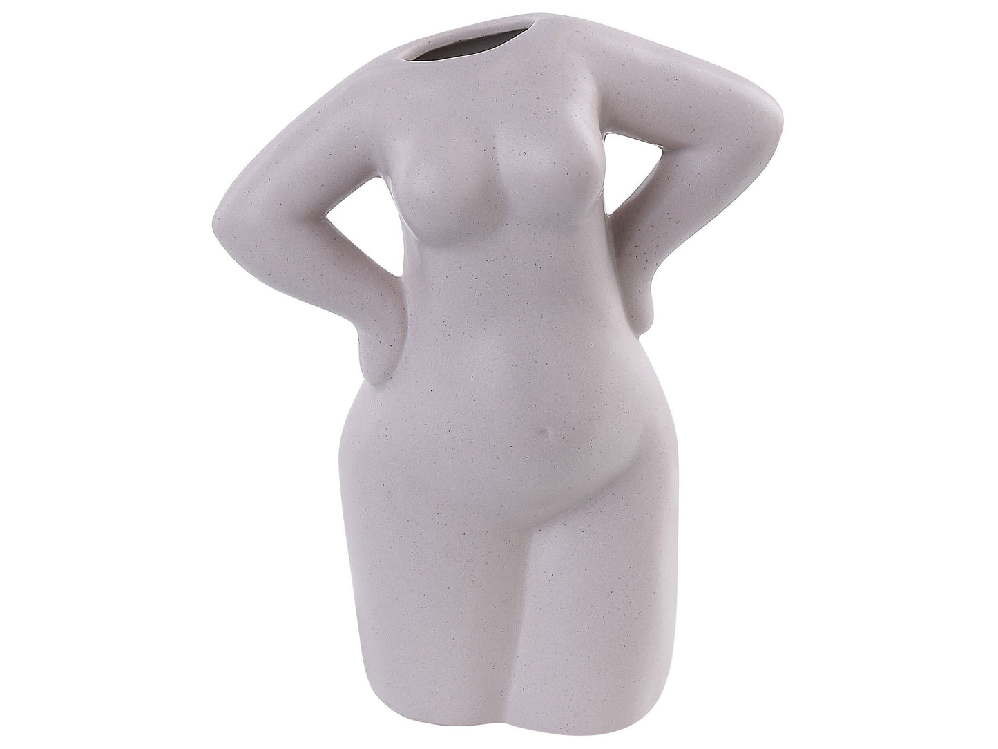 Blumenvase KILKIS Keramik 24 cm Beige