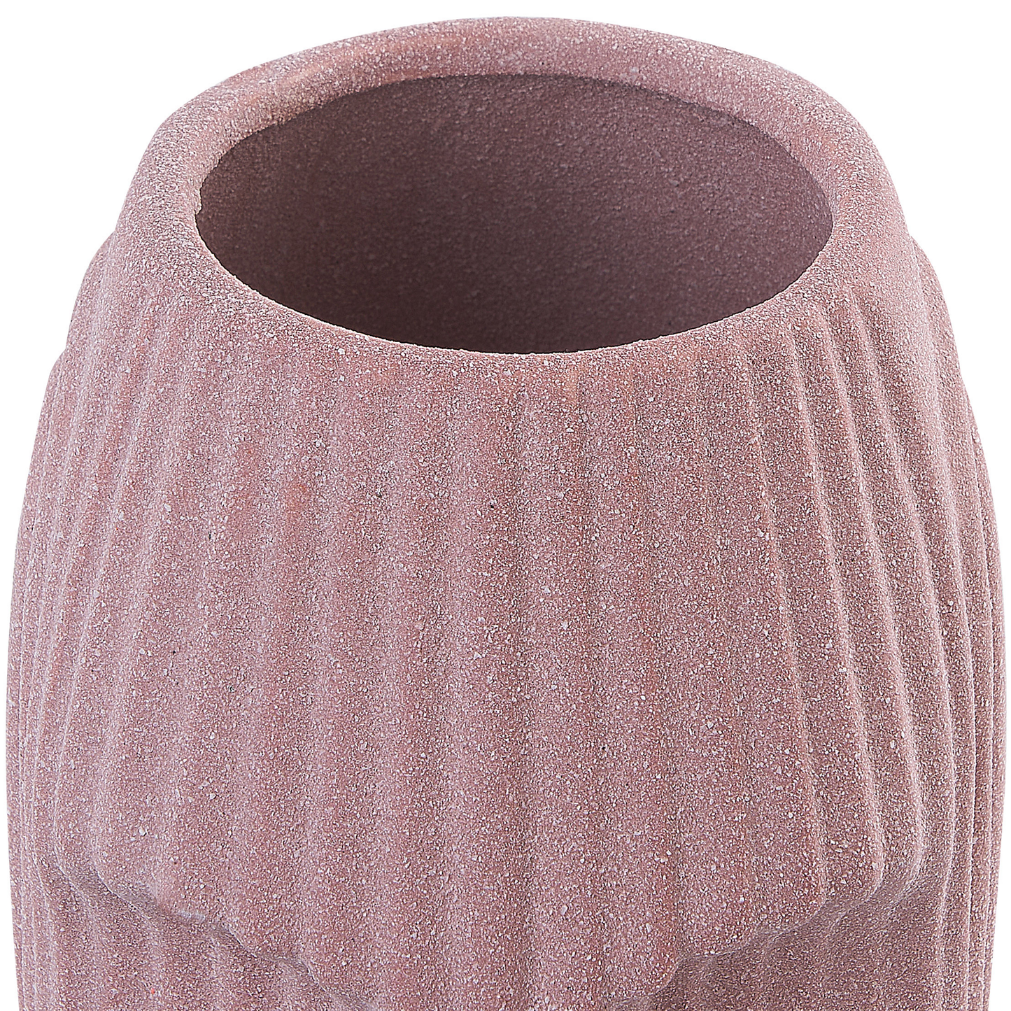 Blumenvase PALLINI Steinzeug 24 cm Pfirsichrosa