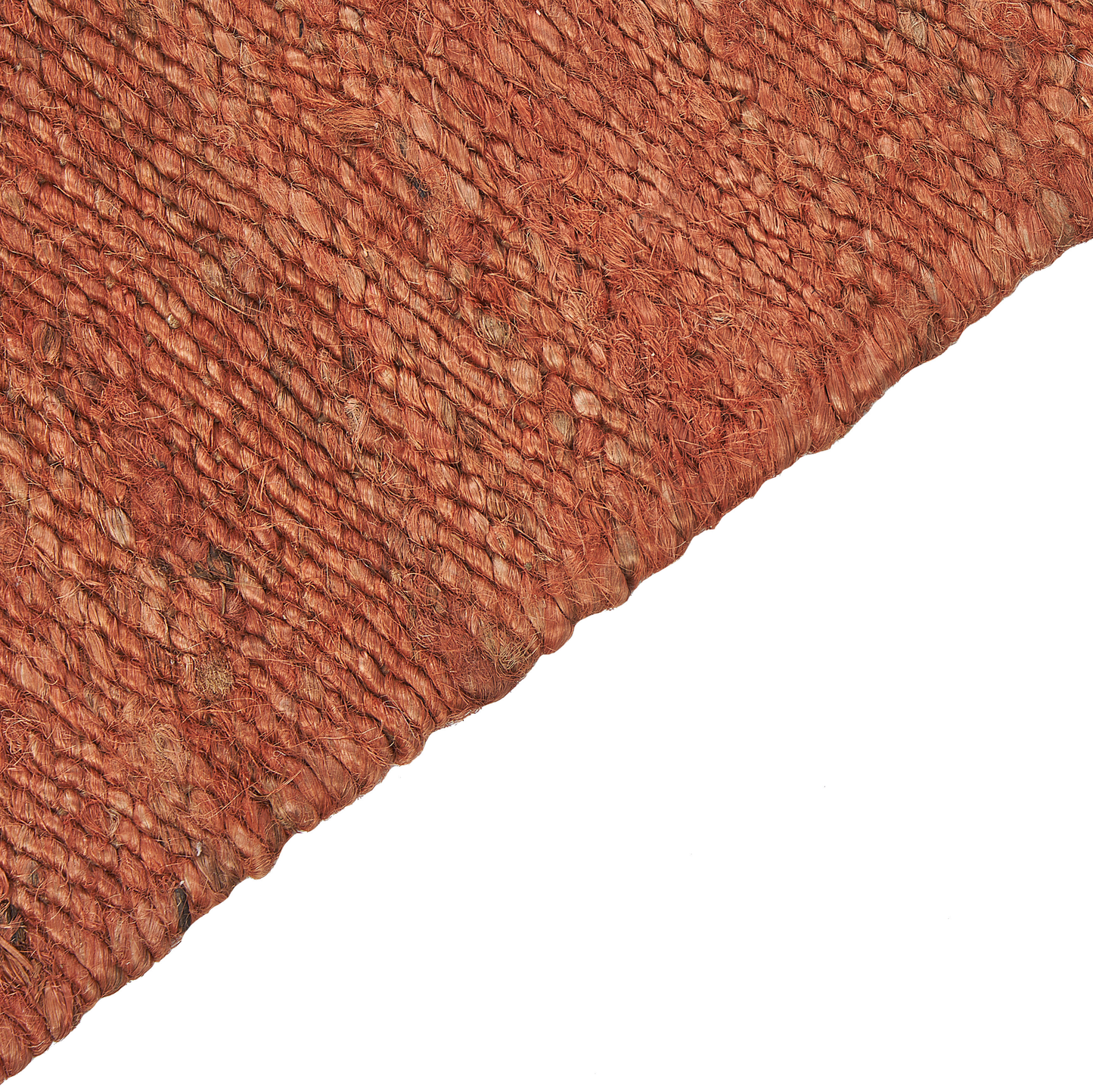 Teppich Jute rot 160 x 230 cm Kurzflor zweiseitig LUNIA