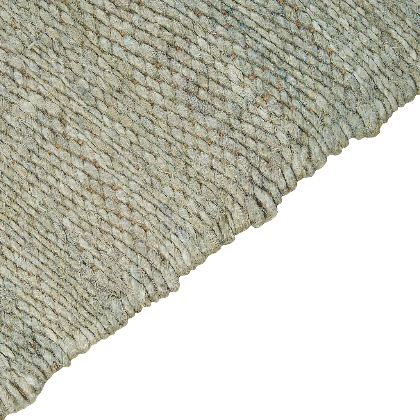 Teppich Jute hellgrün 160 x 230 cm Kurzflor zweiseitig LUNIA