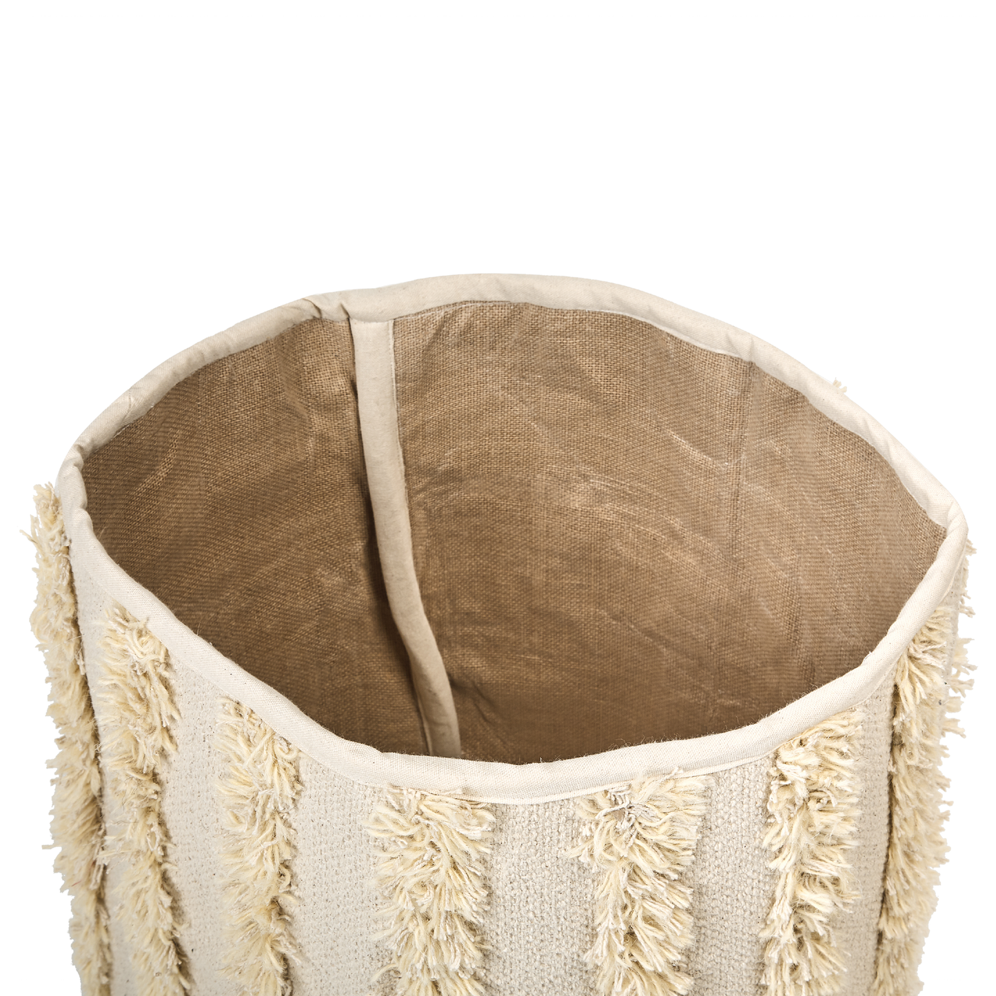 Korb Baumwolle beige 2er Set KAKKI