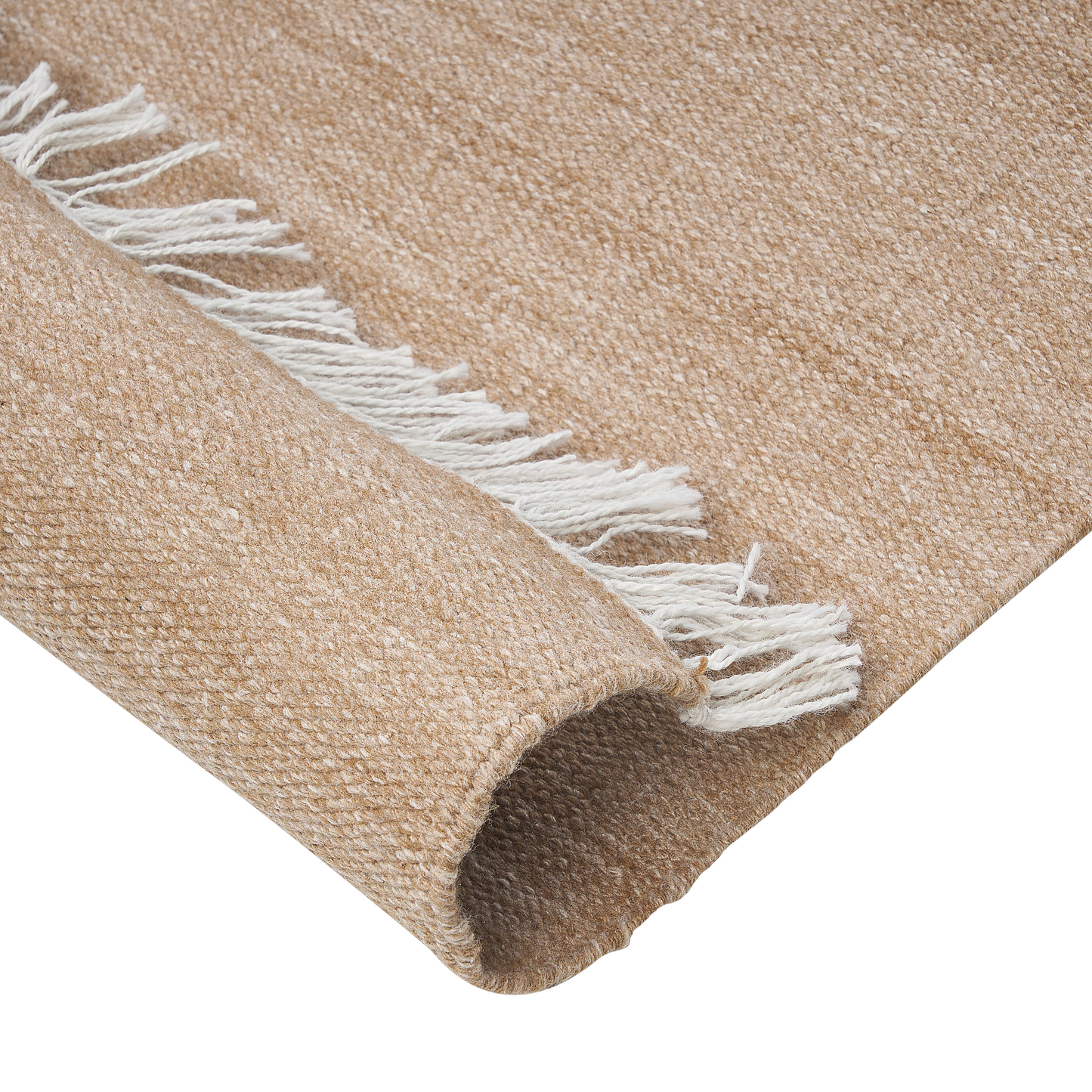 Teppich sandbeige 160 x 230 cm Kurzflor MALHIA