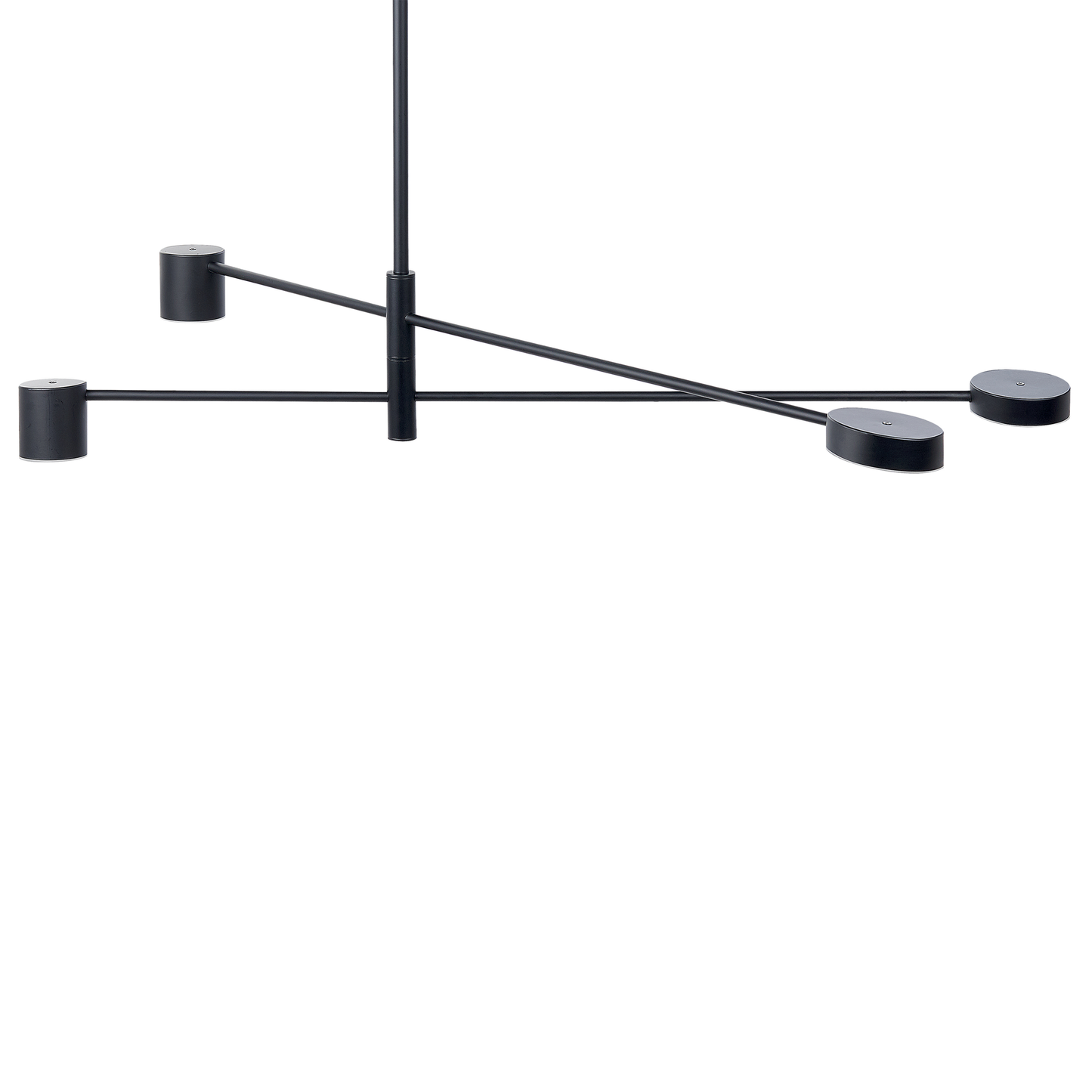 Hängelampe BANDON Metall Schwarz