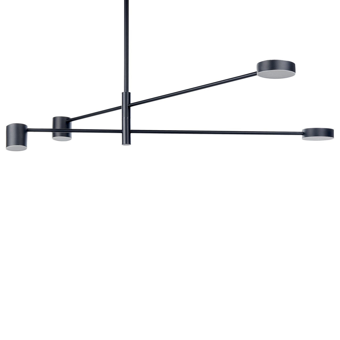 Hängelampe BANDON Metall Schwarz
