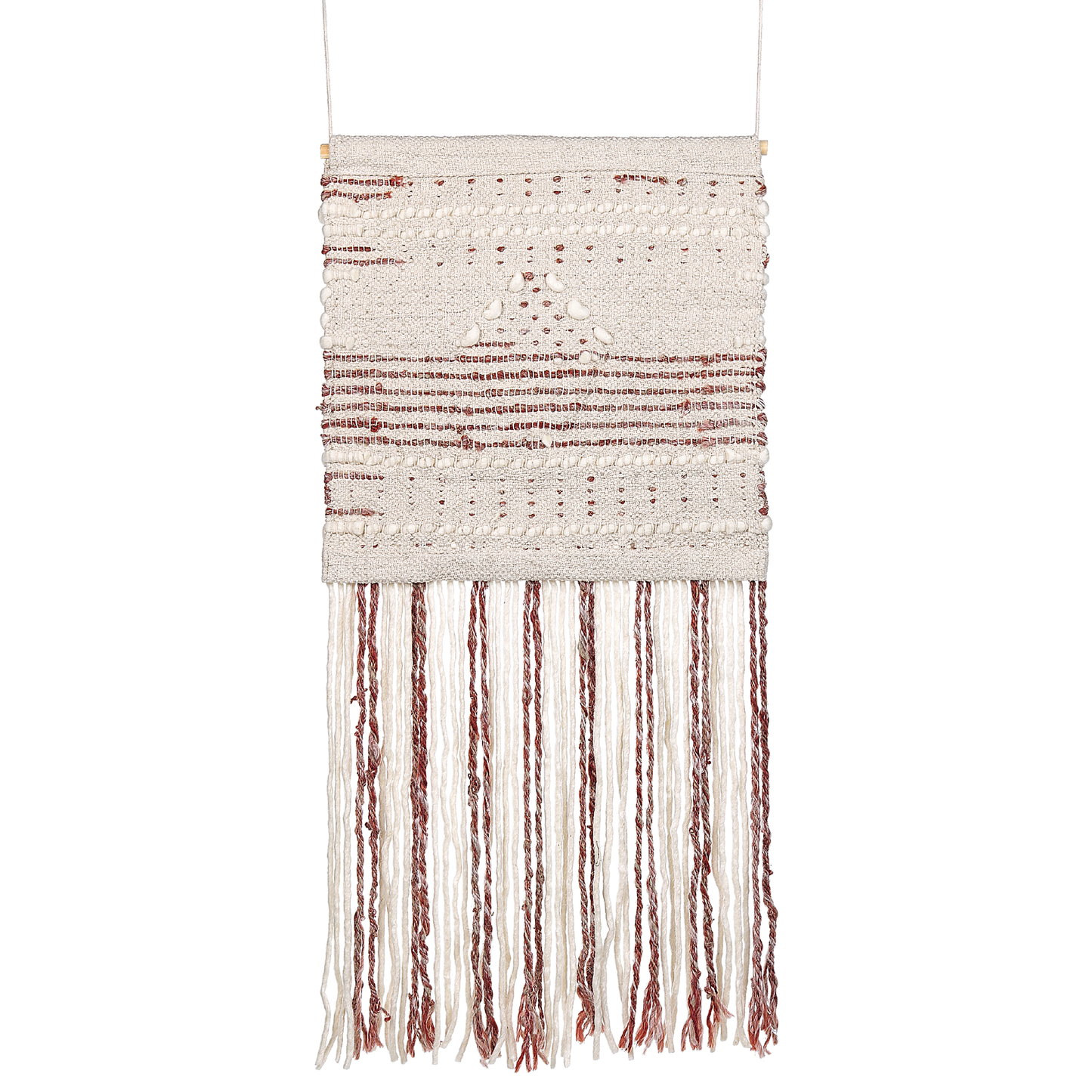 Wandbehang SAIF Wolle 90 cm Rot