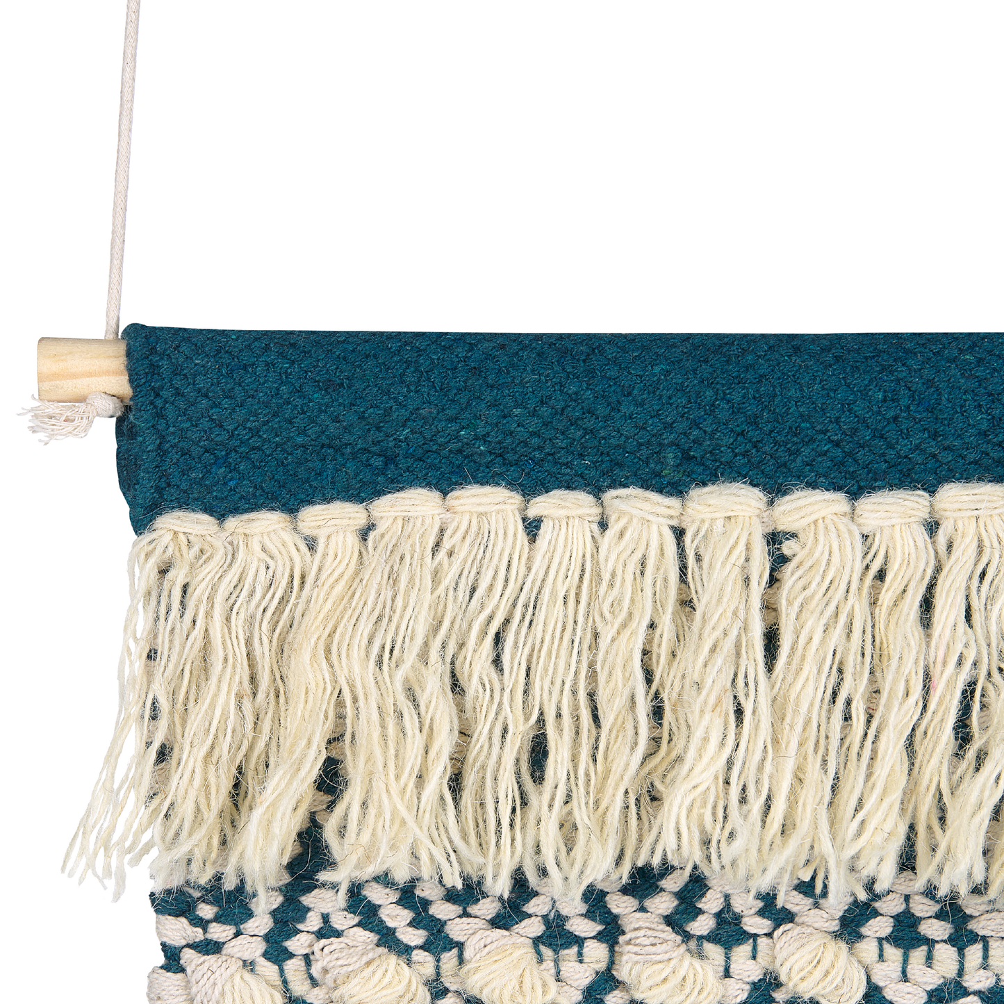 Wandbehang NADRA Baumwolle 77 cm Hellbeige