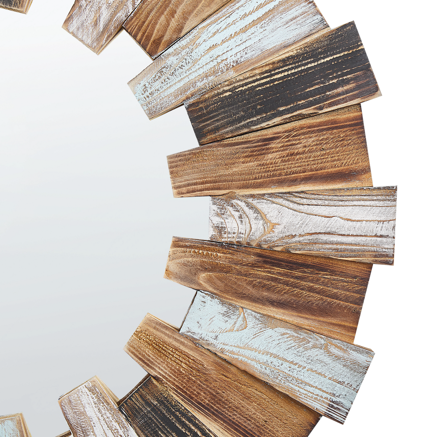 Wandspiegel ECATEPEC 66 cm 66 cm Braun