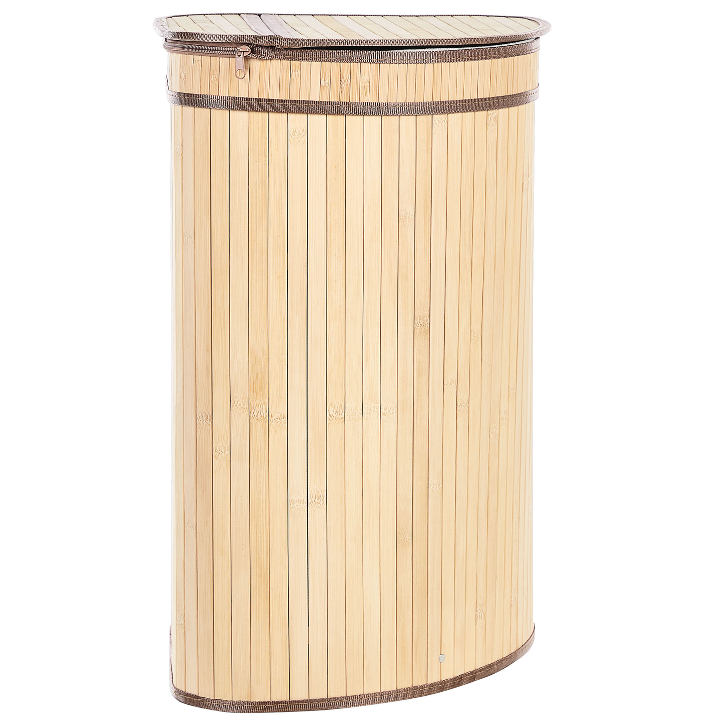 Korb mit Deckel Bambusholz hellbraun eckig BADULLA