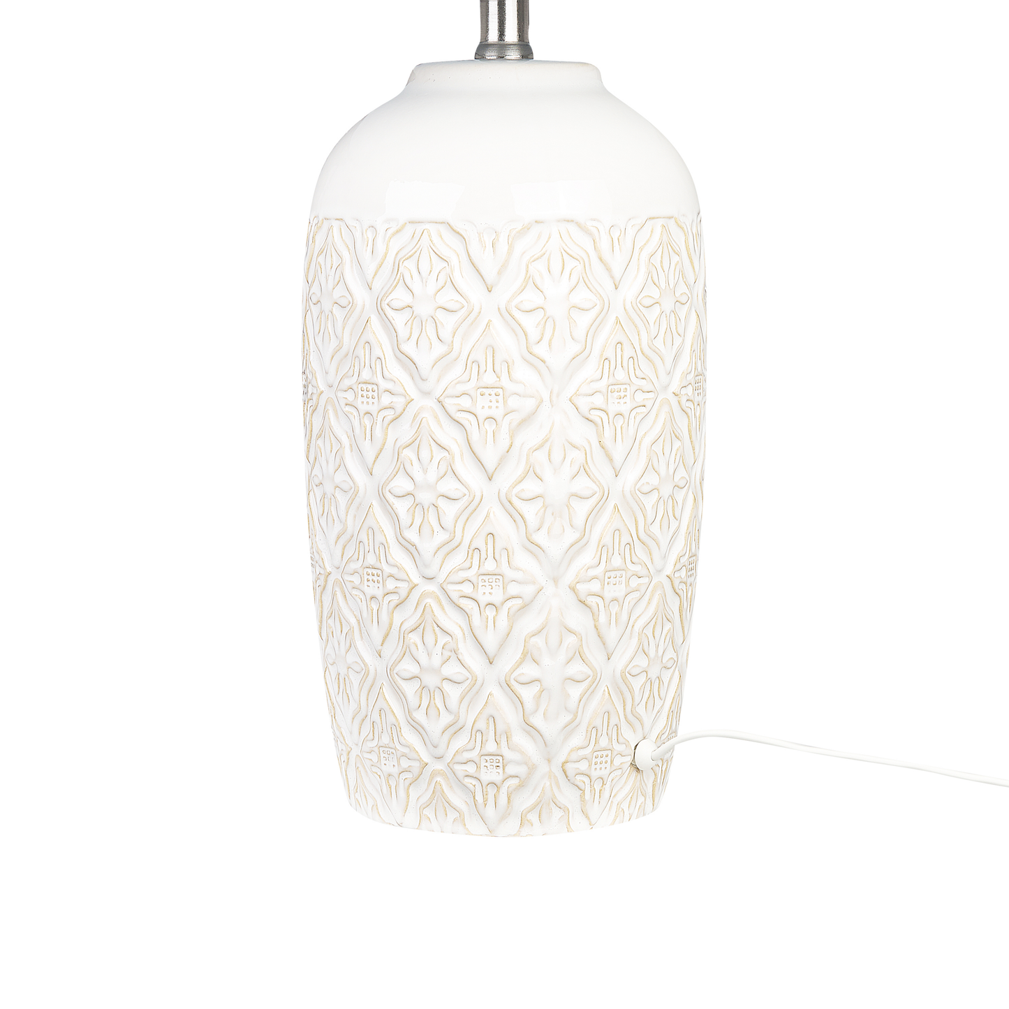 Tischleuchte TELIRE Keramik Beige