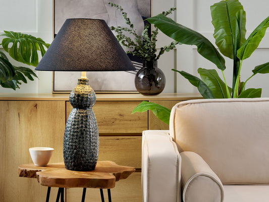 Tischleuchte MATINA Keramik Schwarz