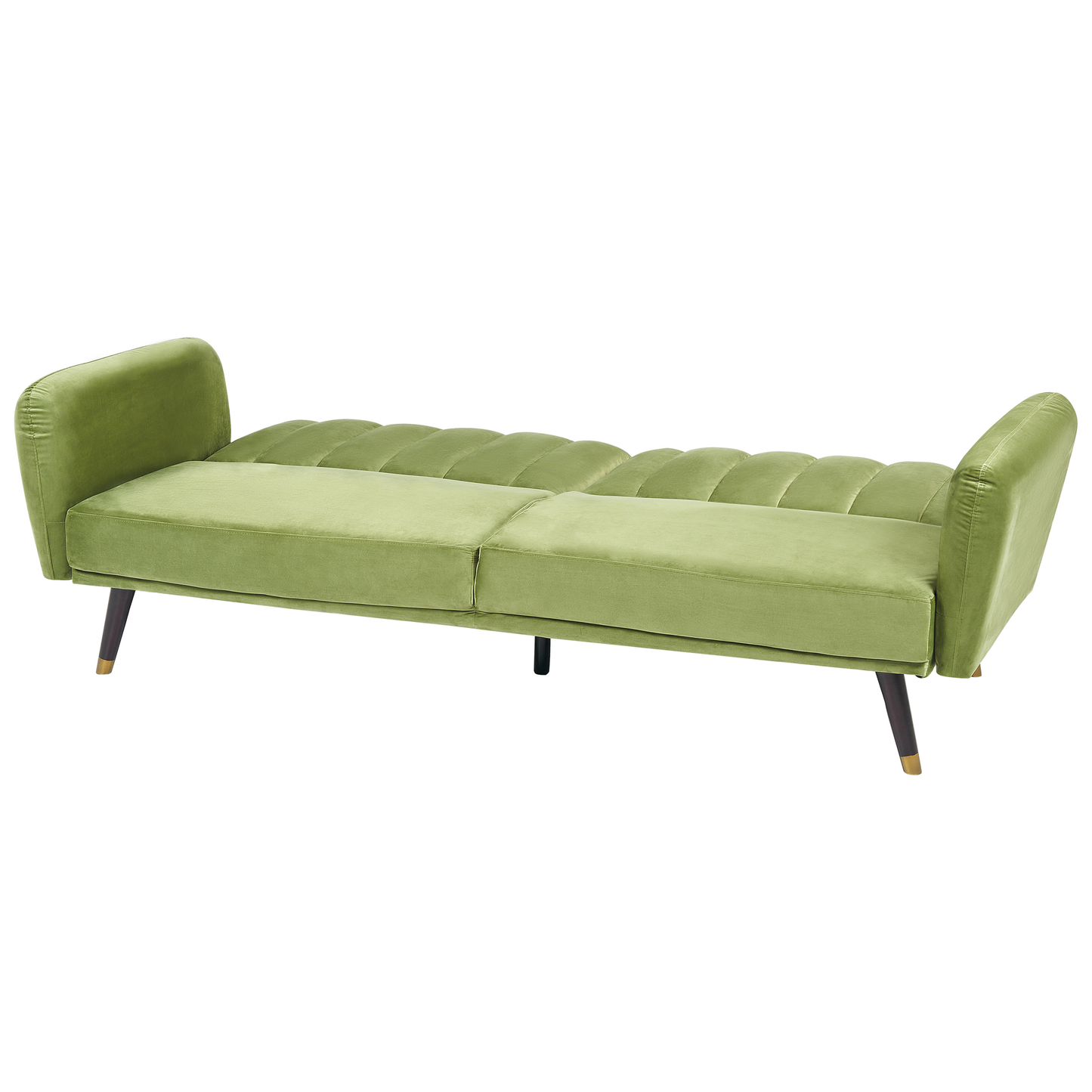 Schlafsofa Samtstoff Olivgrün VIMMERBY