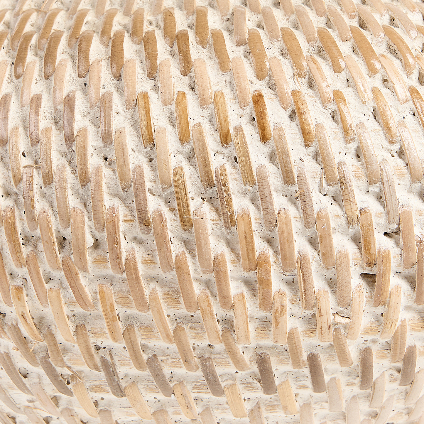 Korb mit Deckel Rattan naturfarben ⌀ 20 cm BARUMUN