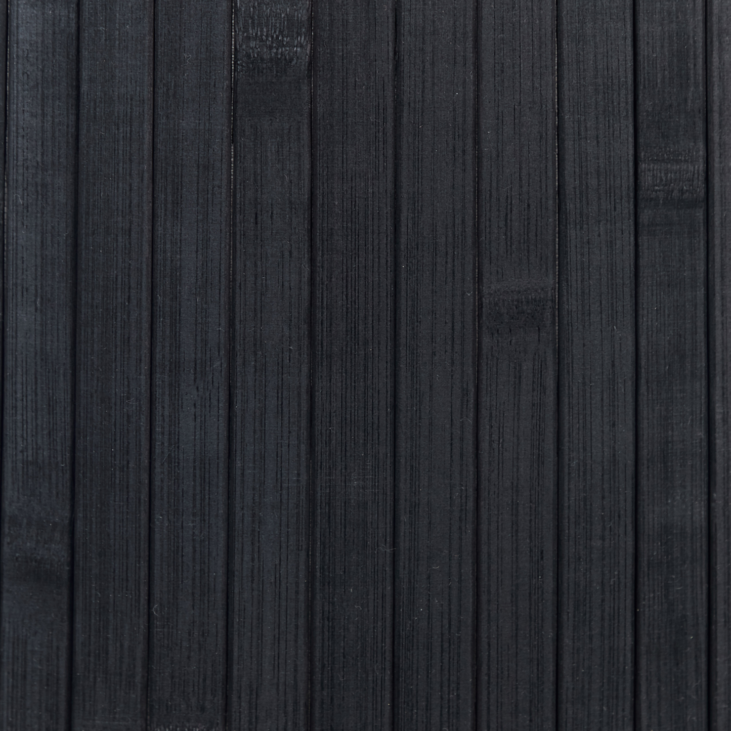 Korb mit Deckel Bambusholz schwarz rund SANNAR