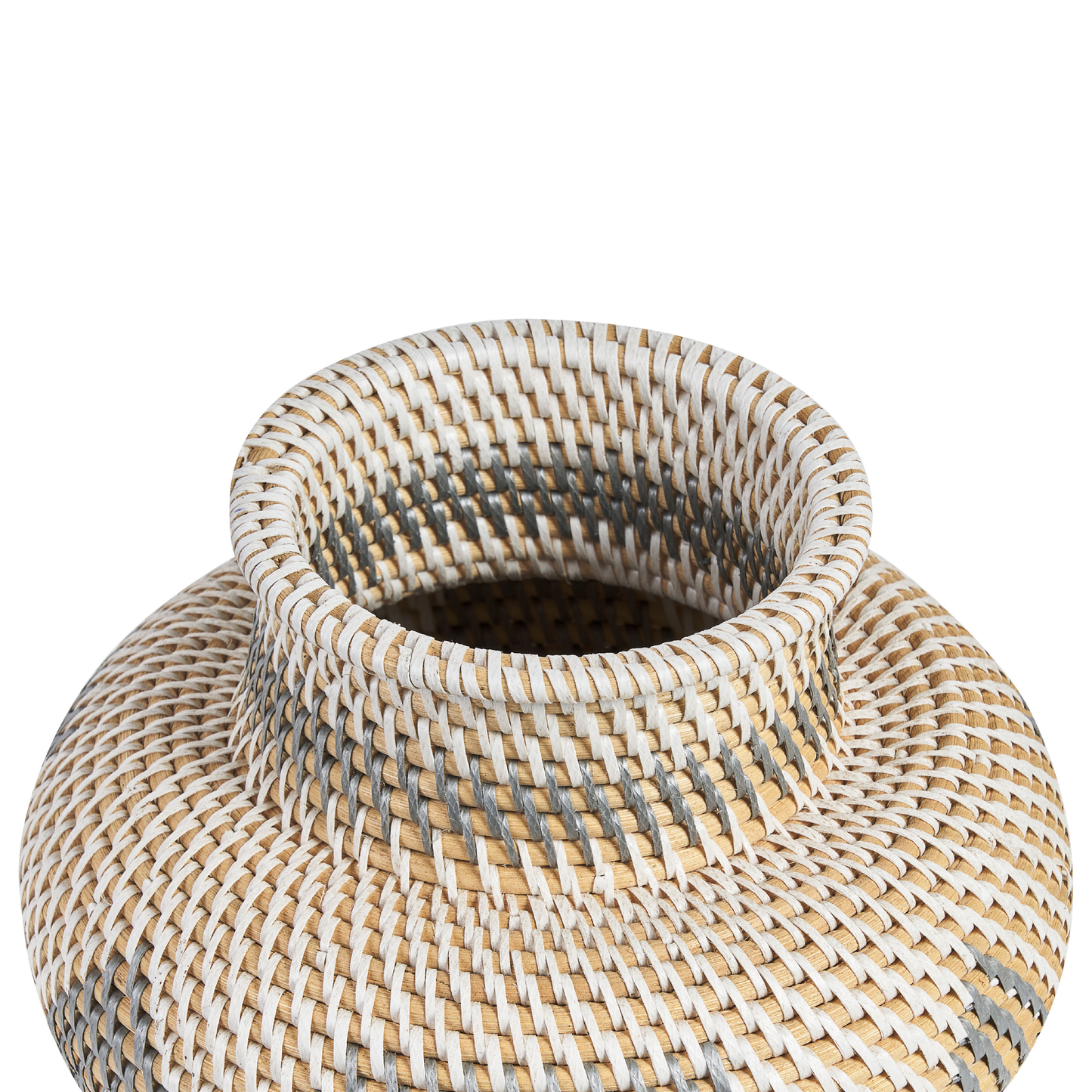 Dekovase ASAHAN Rattan 22 cm Naturfarben
