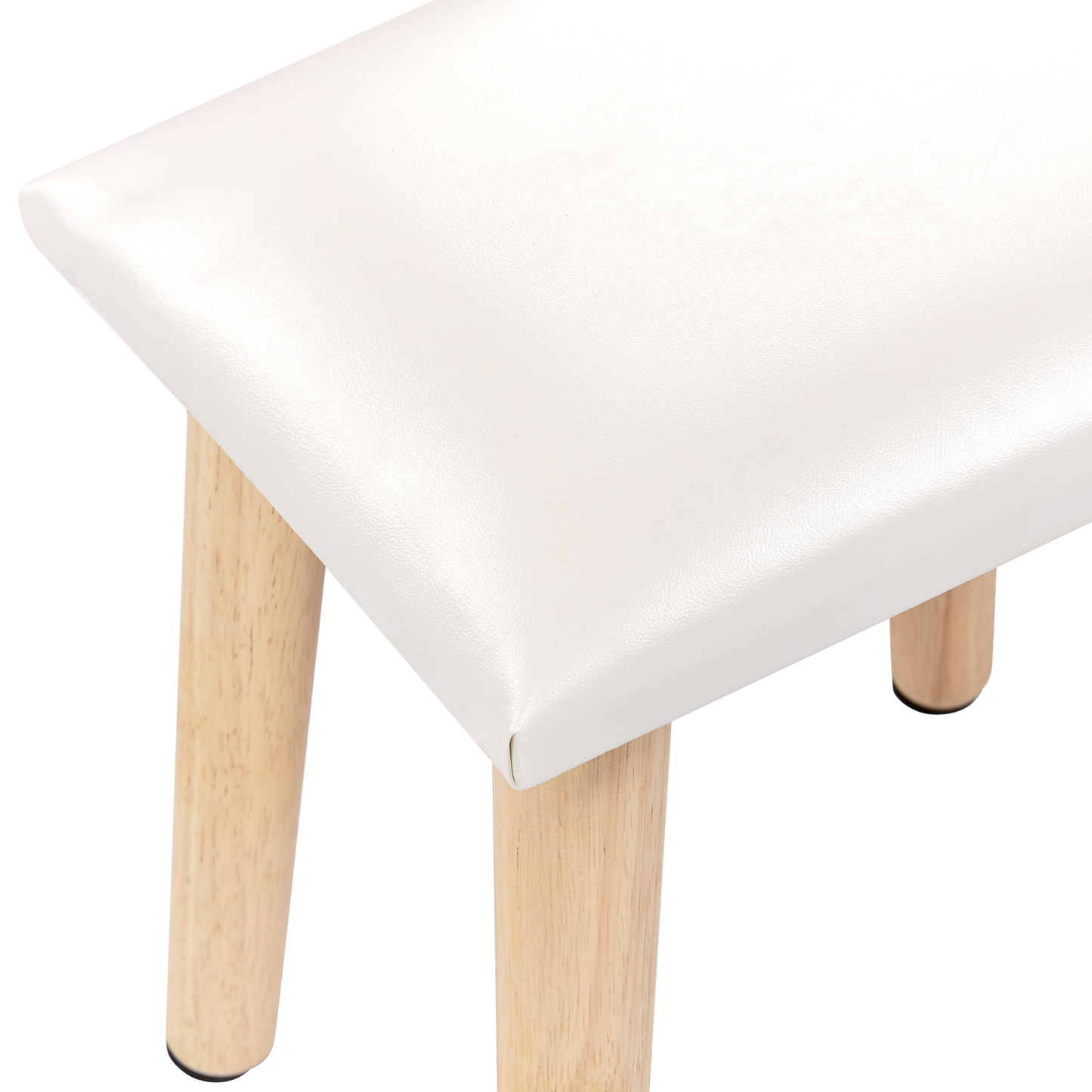 Schminktisch mit Spiegel und Hocker Weiss TOULOUGES