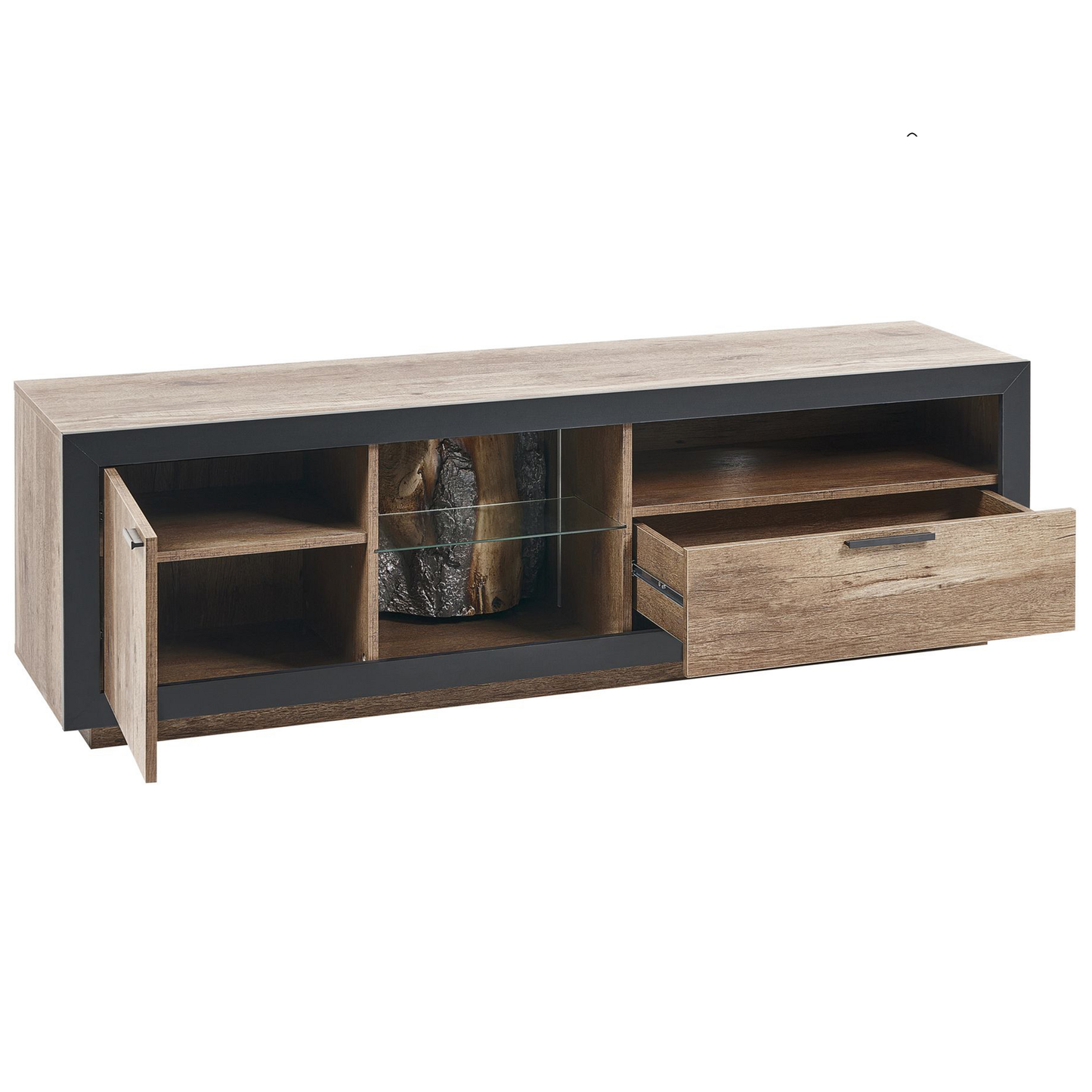 TV-Möbel MARANA Braun / Schwarz