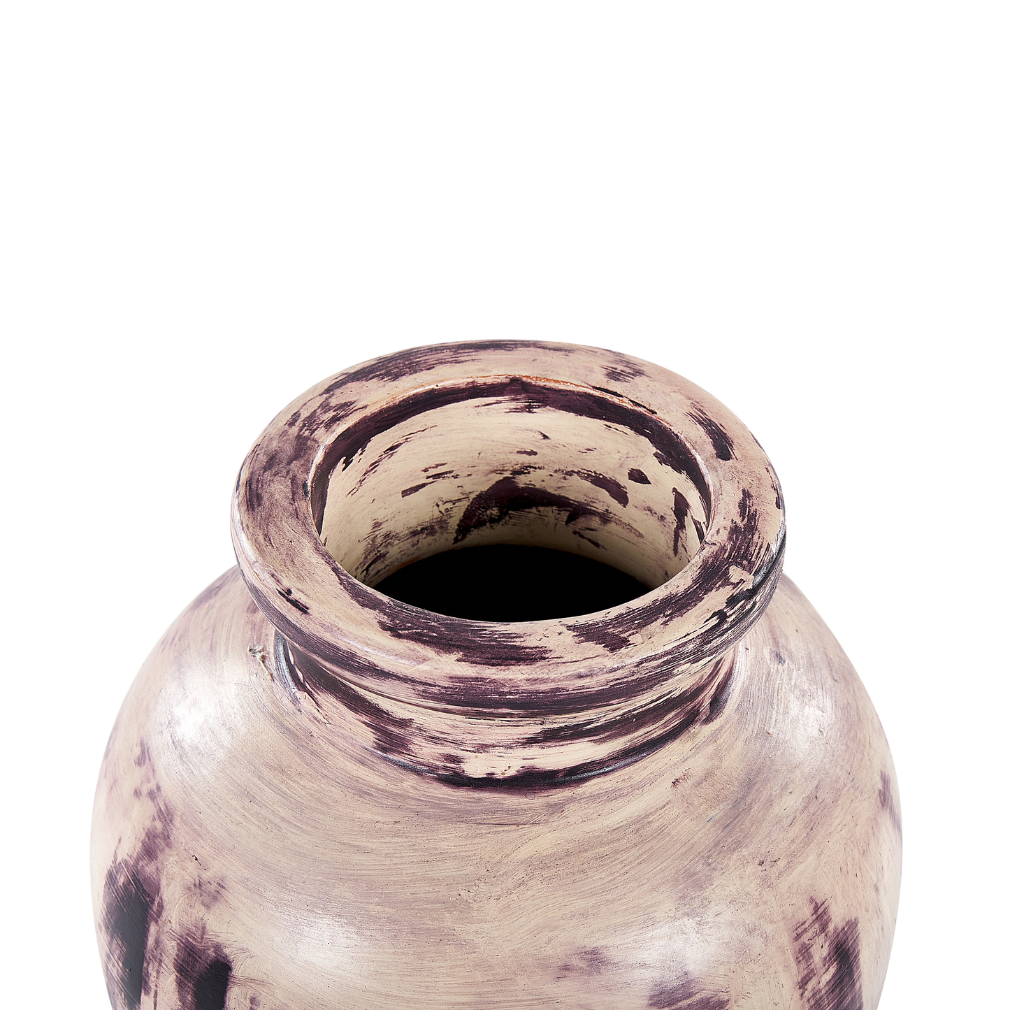 Dekovase AMATHUS Keramik 34 cm Violett