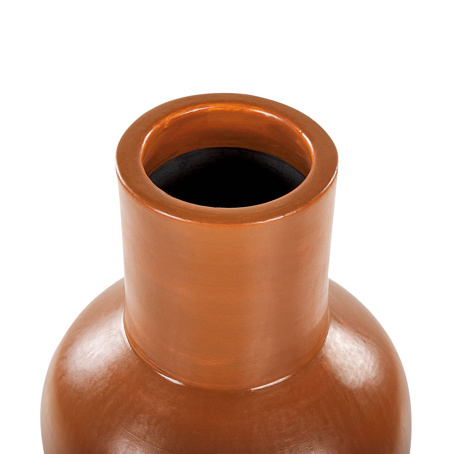 Dekovase KARFI Keramik 37 cm Orange
