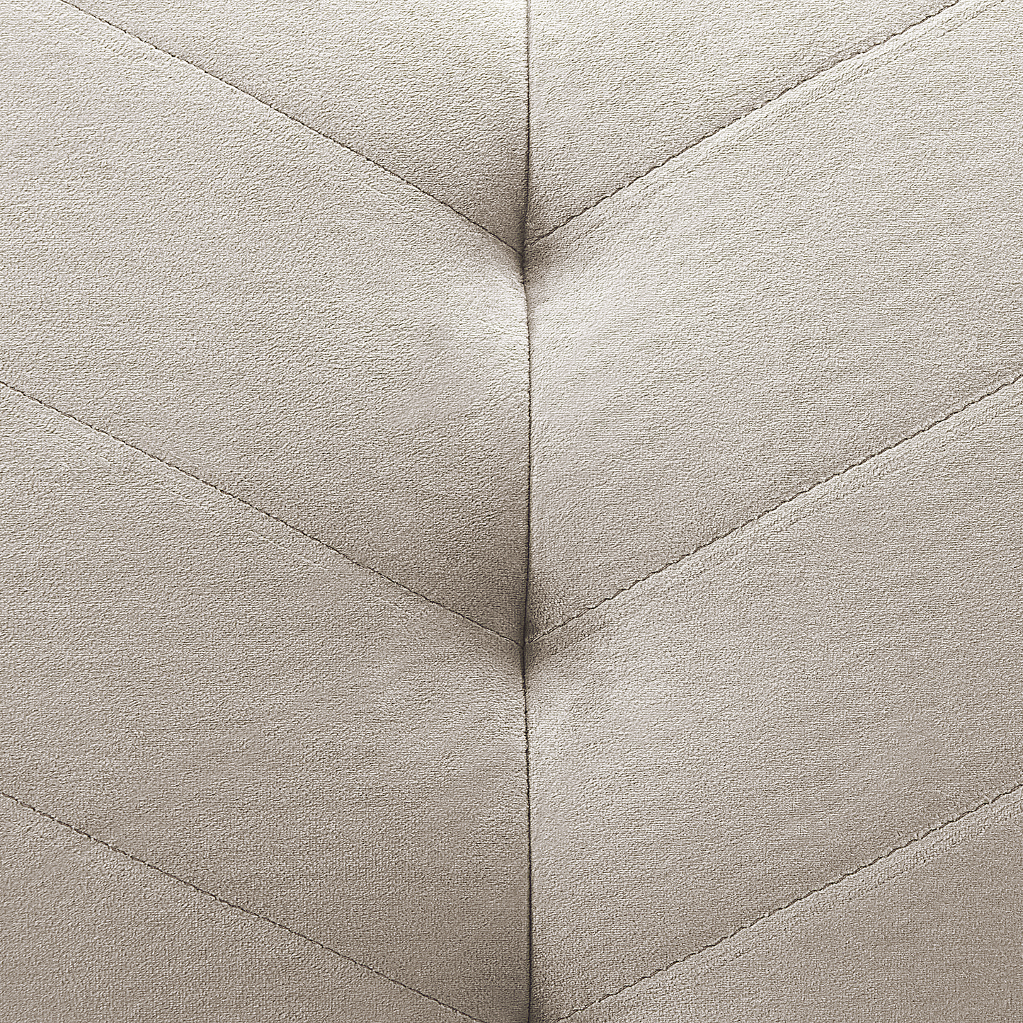 Schlafsofa Samtstoff Taupe SENJA