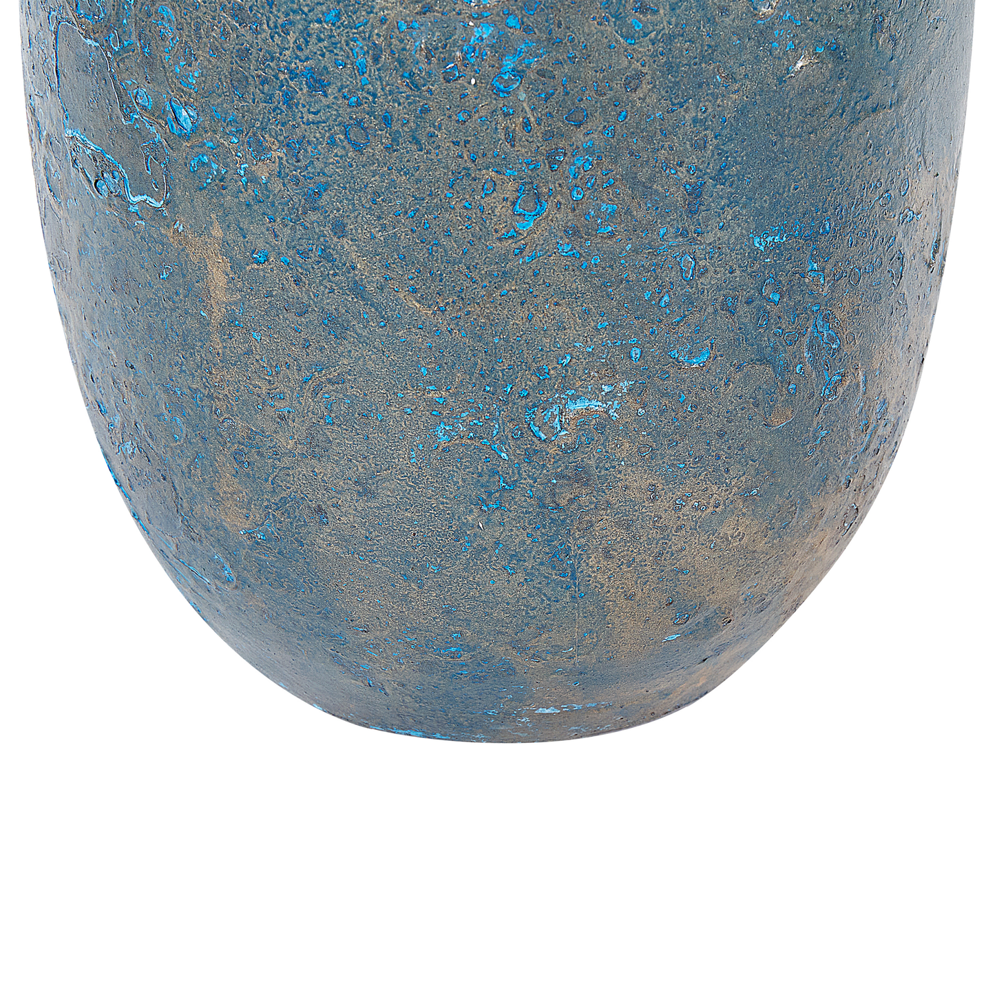 Dekovase VELIA Keramik 50 cm Blau