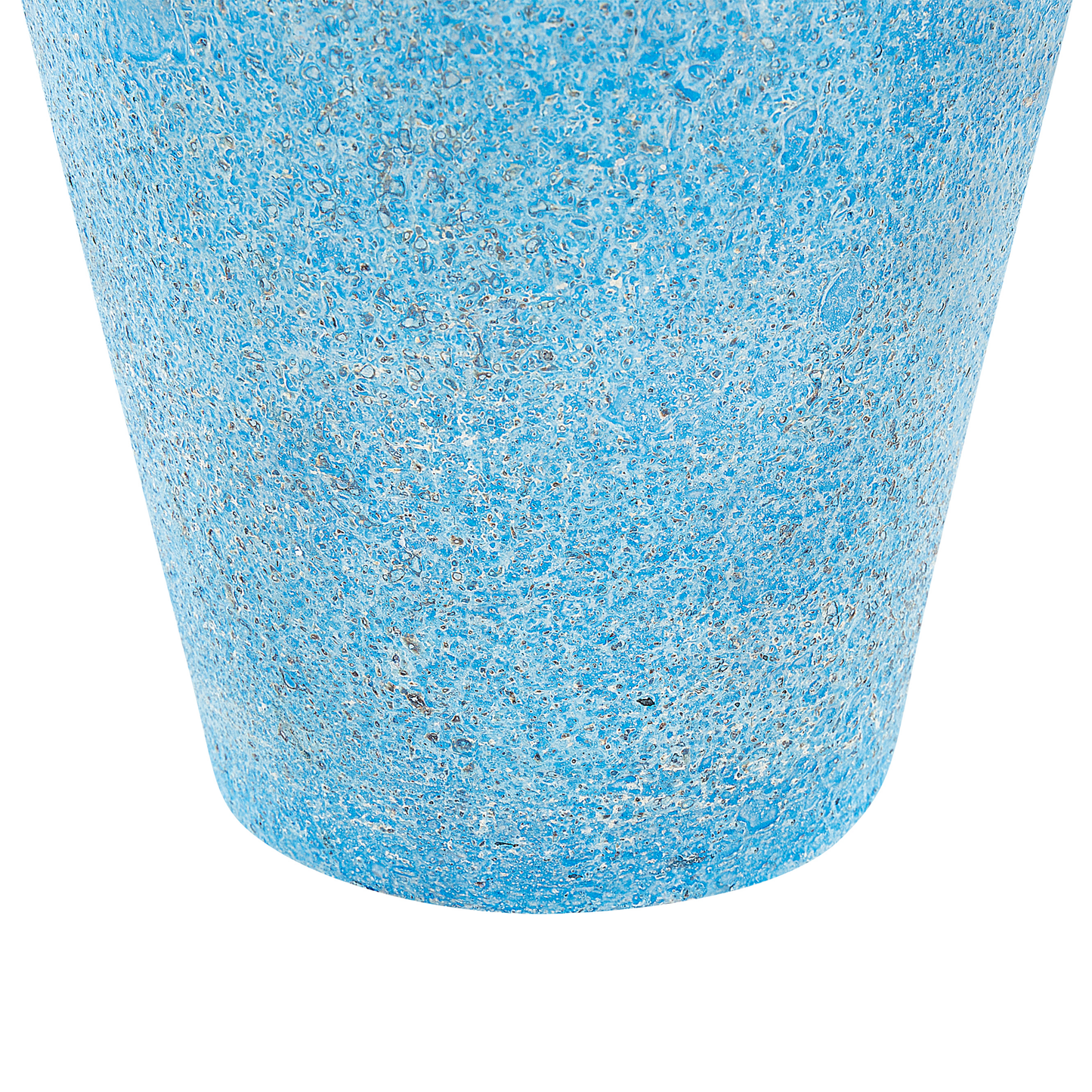 Dekovase PLATEJE Keramik 42 cm Blau