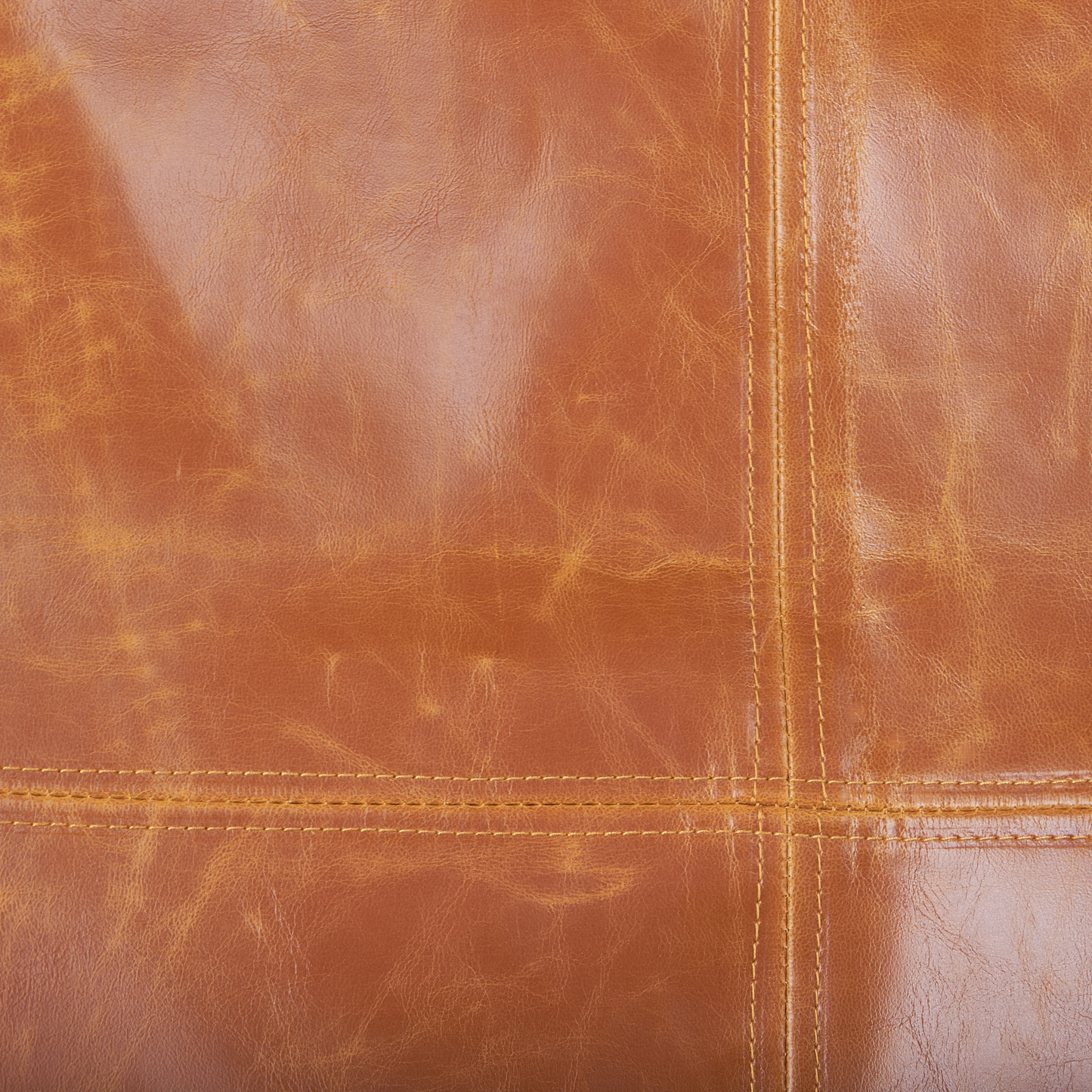 Sessel NYBRO Kunstleder Goldbraun