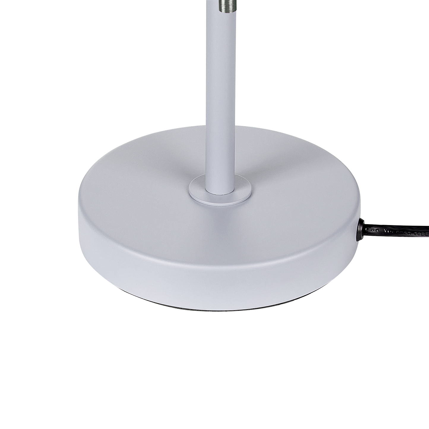 Tischleuchte CAPARO Metall Hellgrau