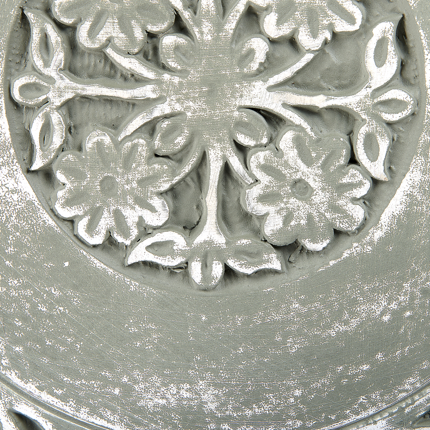 Beistelltisch 2er Set Mangoholz hellgrün rund EKAMBA