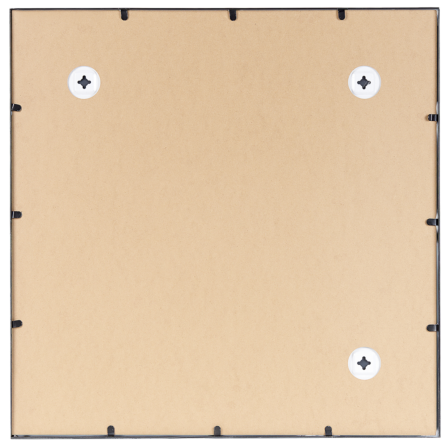Wandspiegel BLESLE 78 cm 78 cm Metall Schwarz