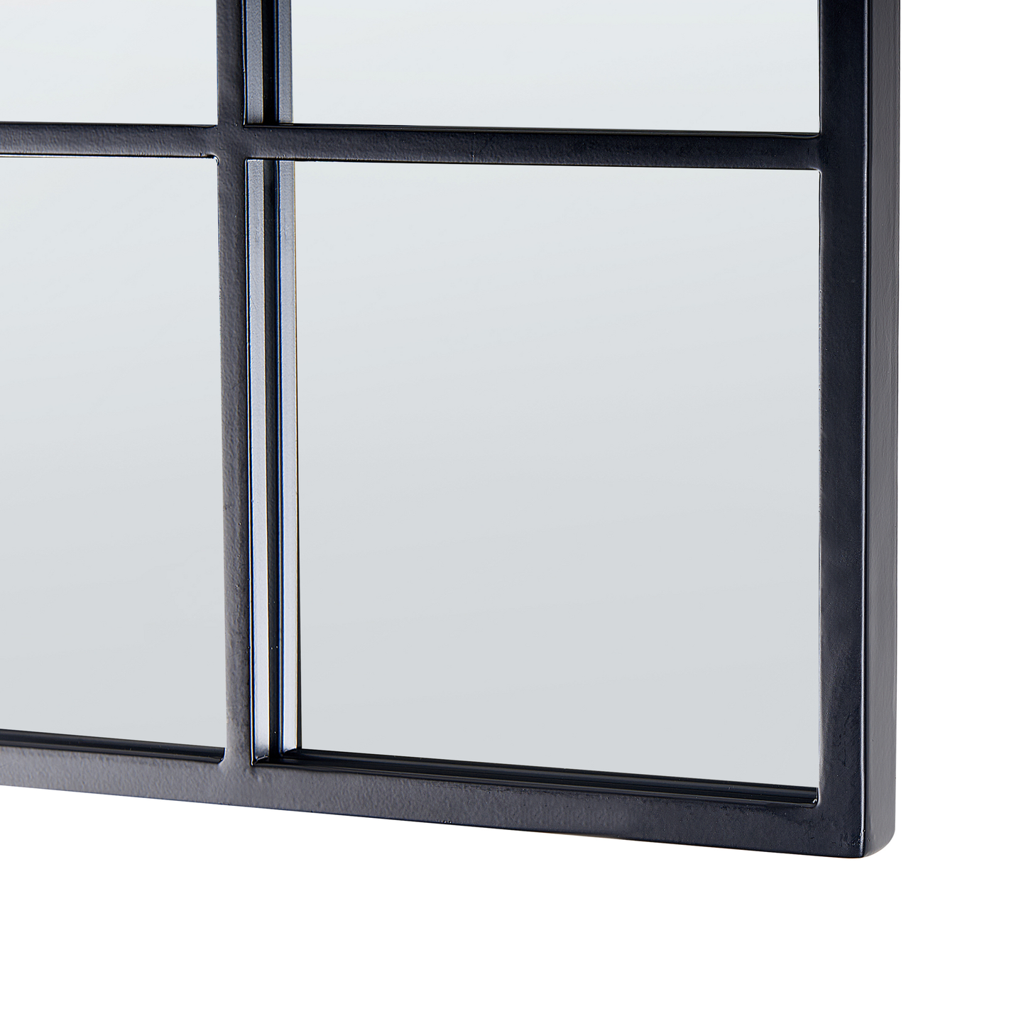 Wandspiegel BLESLE 78 cm 78 cm Metall Schwarz