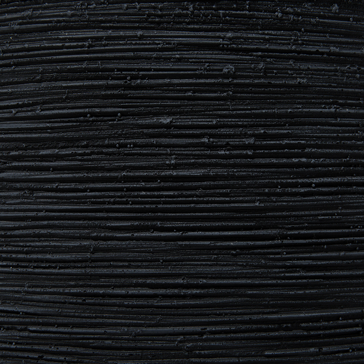 Blumentopf schwarz rund 26 x 26 x 25 cm SAMOS