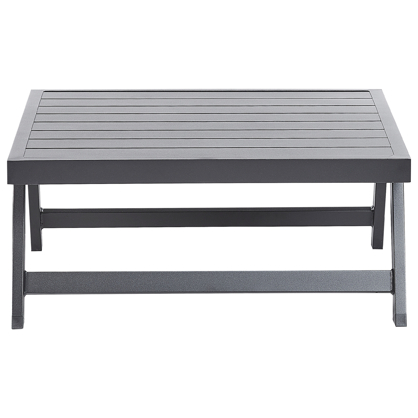 Garten Ecksofa mit Tisch 5-Sitzer COCCORINO Metall Grau