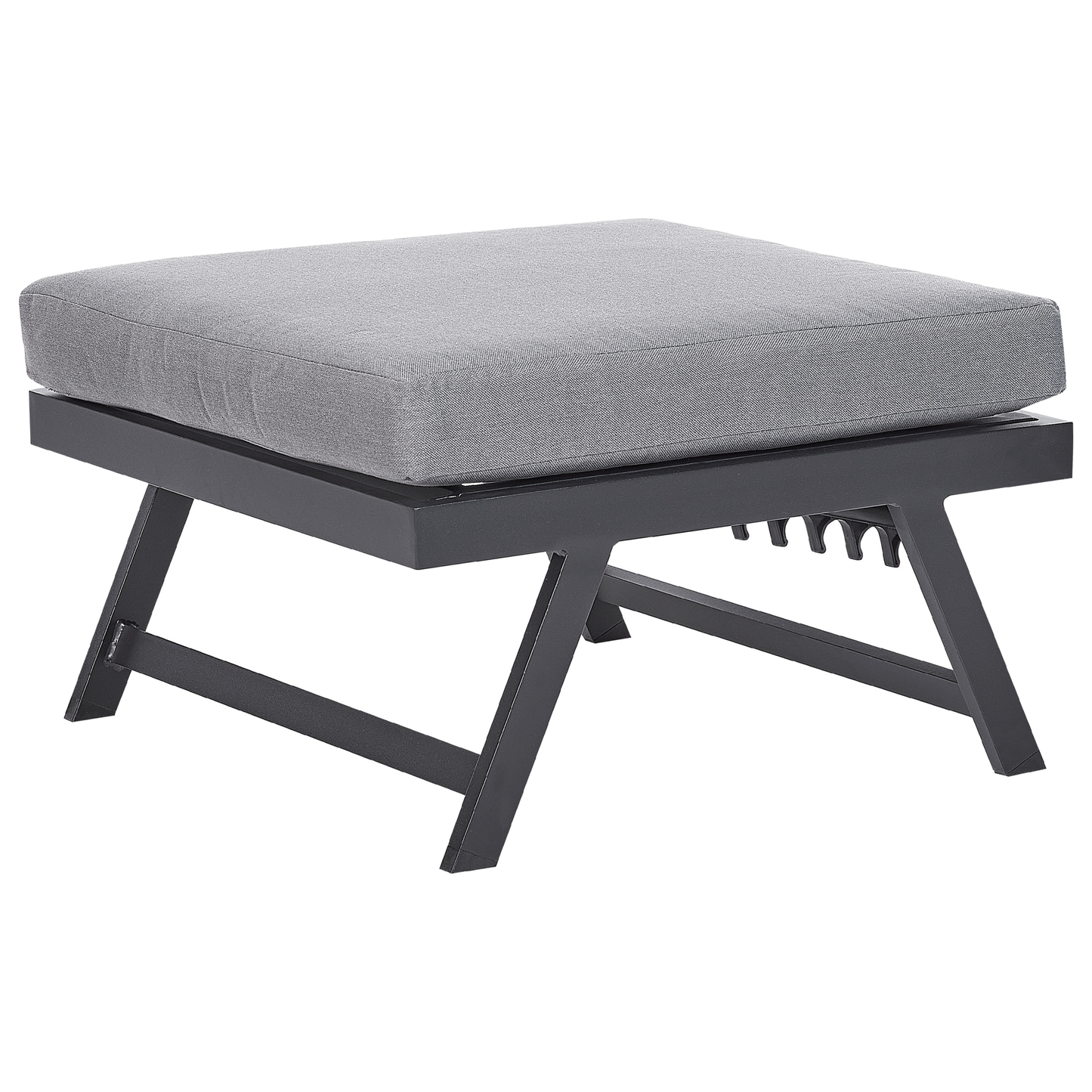 Garten Ecksofa mit Tisch 5-Sitzer COCCORINO Metall Grau