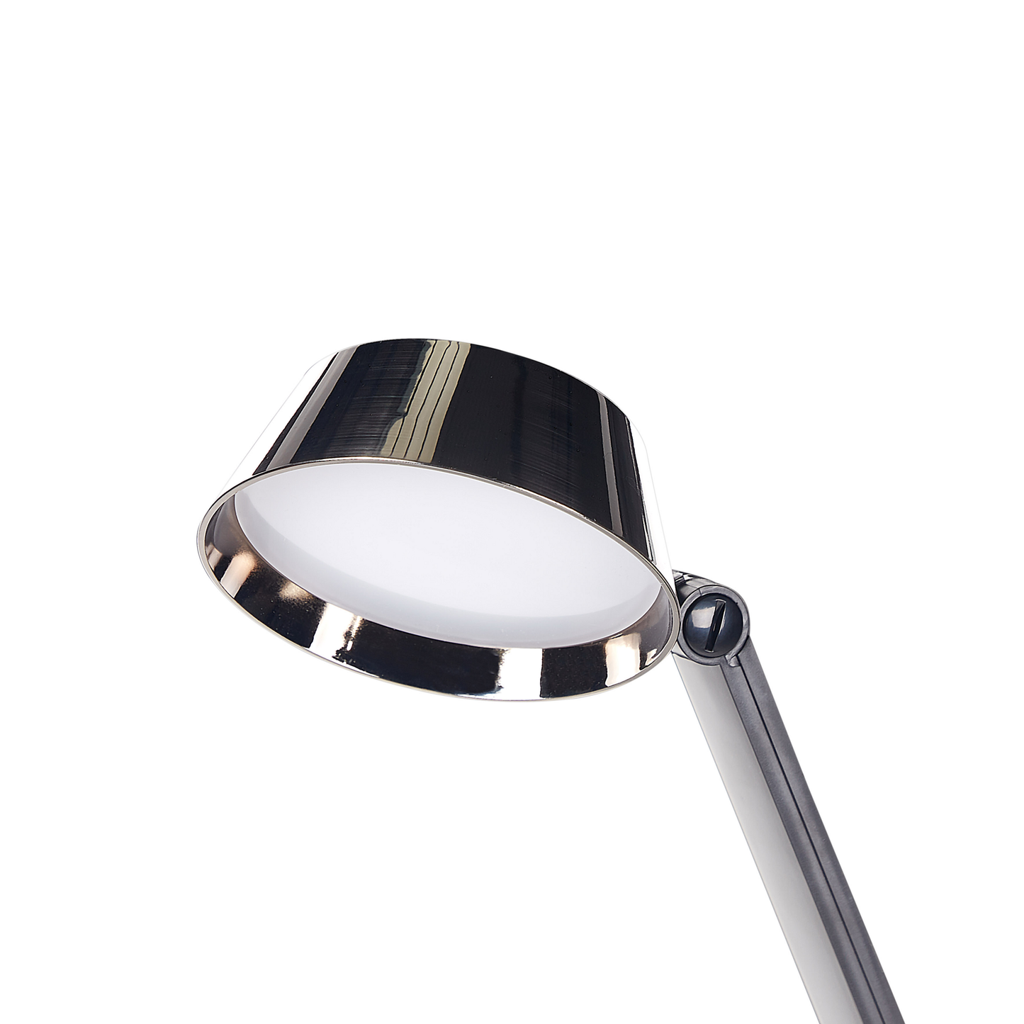 LED Schreibtischlampe CHAMAELEON mit USB-Anschluss Metall Messing