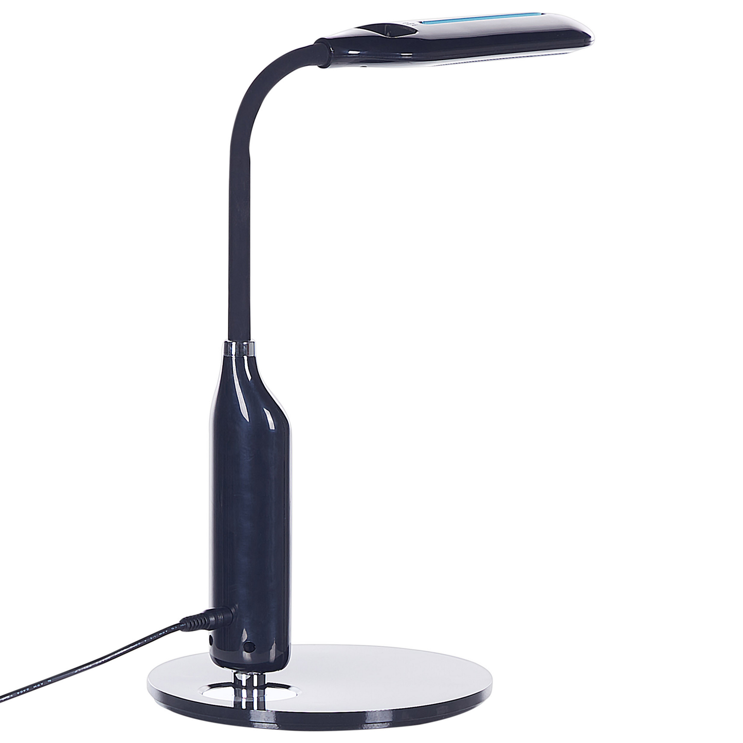LED Schreibtischlampe CYGNUS mit Dimmer Metall Schwarz