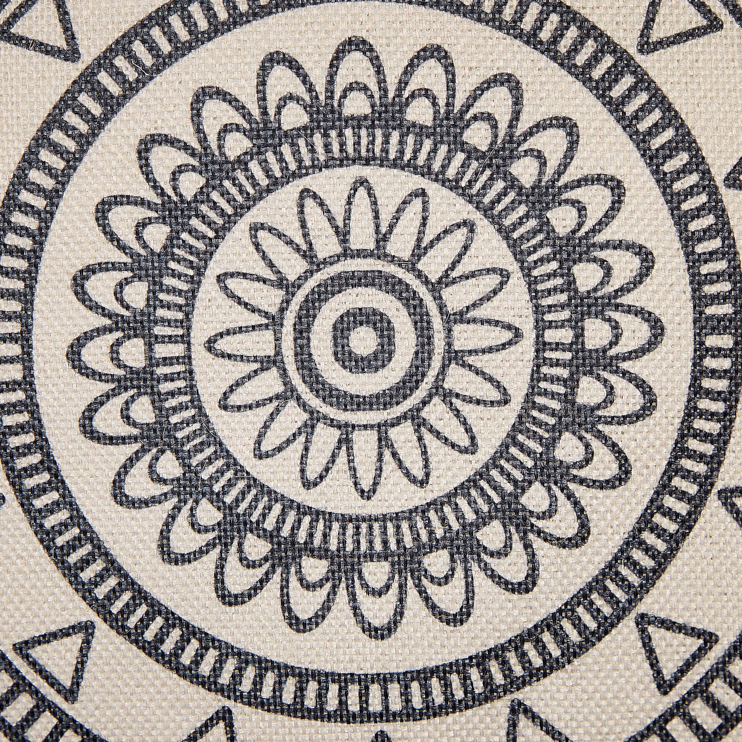 Dekokissen 2er Set AGRIMONY 45 x 45 cm Schwarz Orientalisches Muster