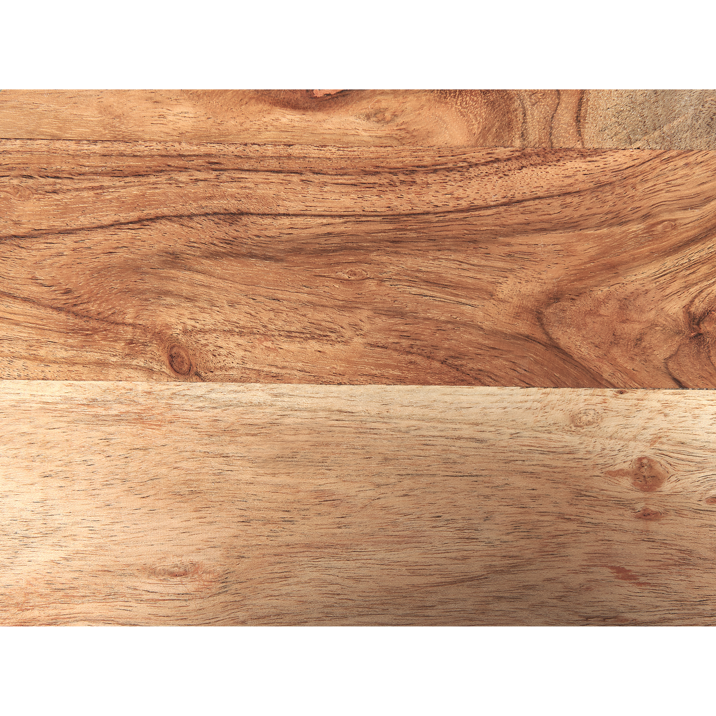 Beistelltisch Mango Holz hellbraun / silber rund ø 22 cm JABIRU