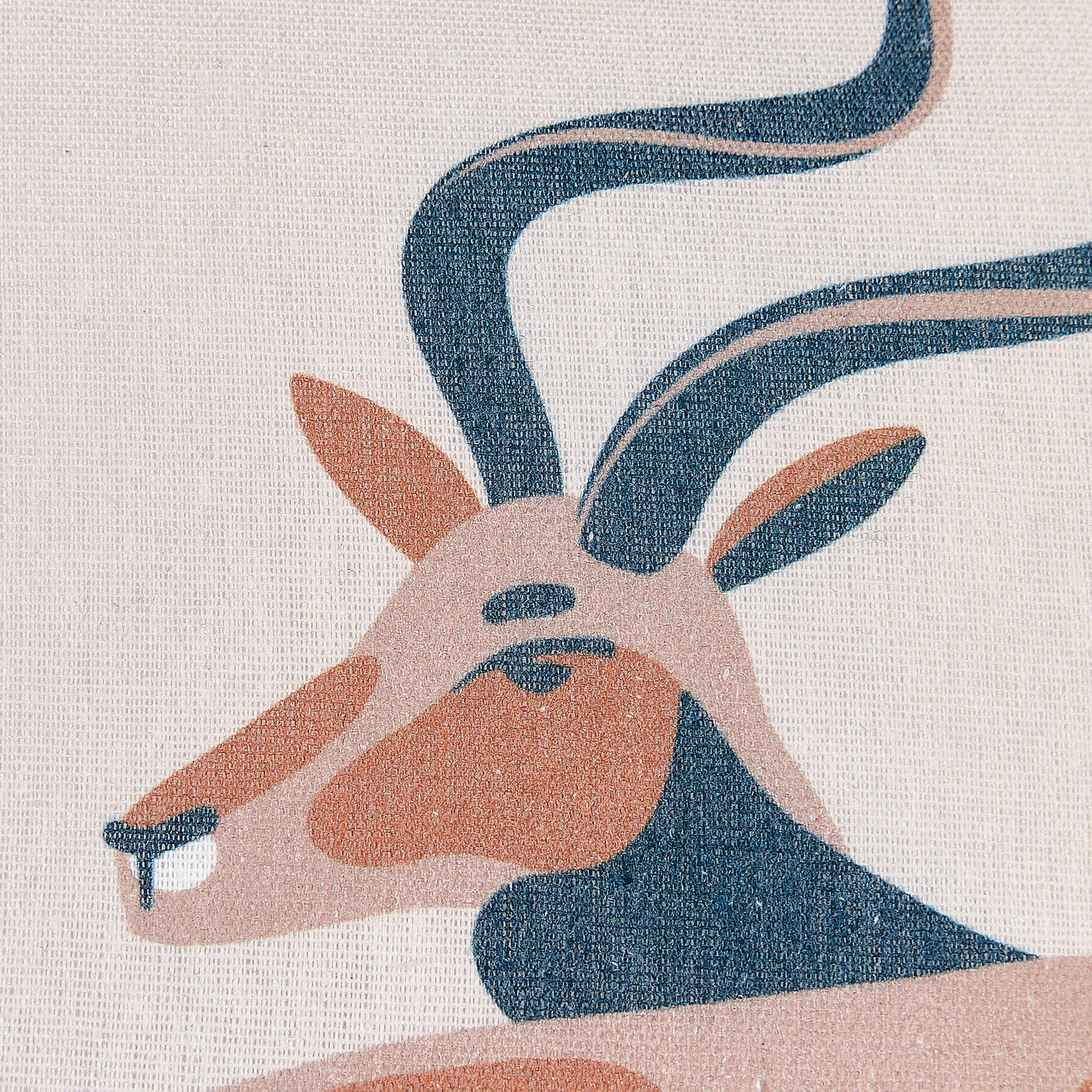 Dekokissen 2er Set ABAL 45 x 45 cm Beige Tiermuster