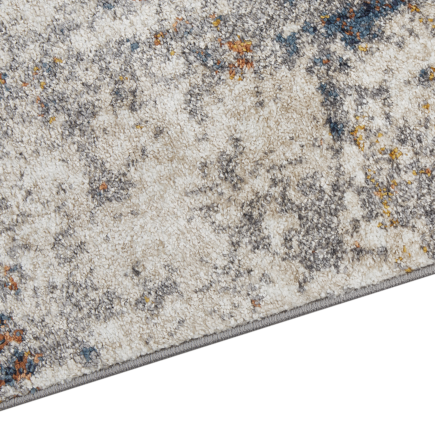 Teppich mehrfarbig 80 x 300 cm abstraktes Muster Kurzflor SHATIN