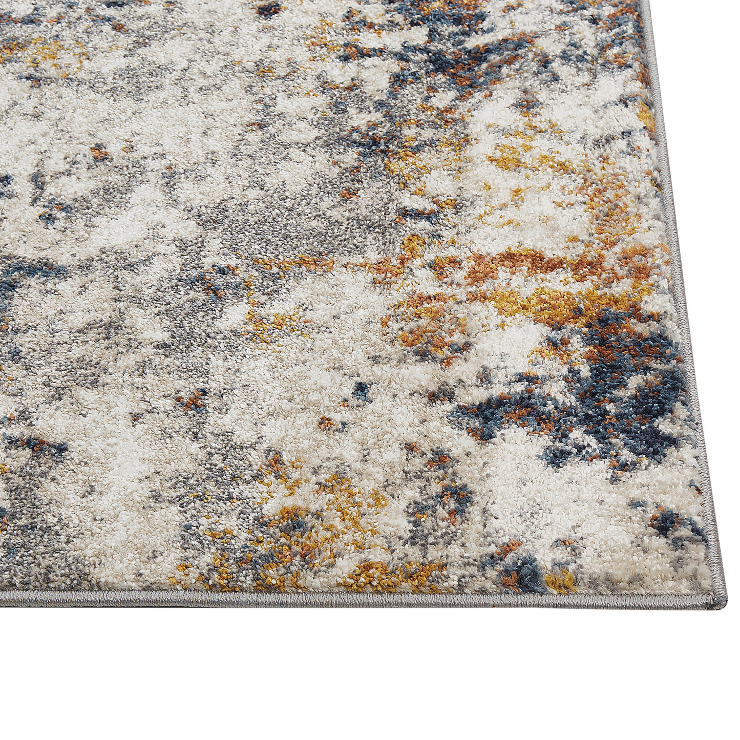 Teppich mehrfarbig 80 x 300 cm abstraktes Muster Kurzflor SHATIN