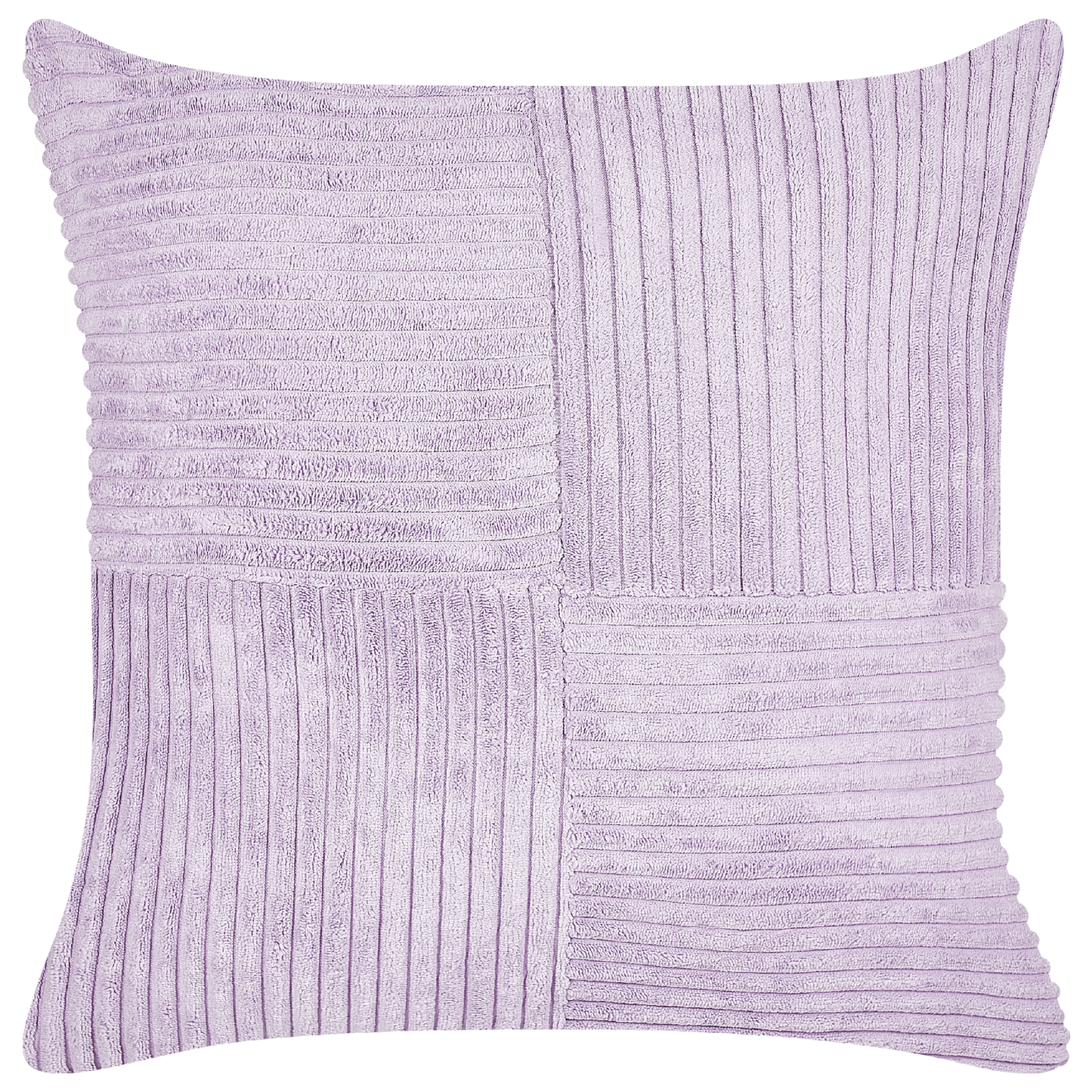 Dekokissen 2er Set MILLET Cord 43 x 43 cm Violett Geometrisches Muster