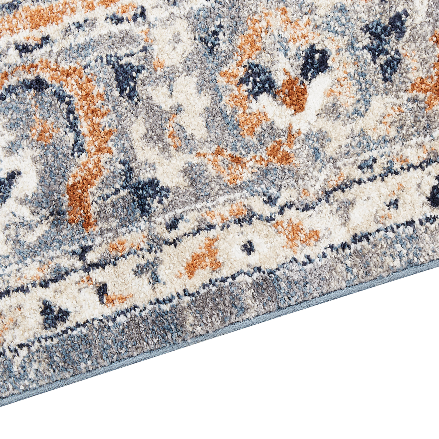 Teppich mehrfarbig 80 x 150 cm orientalisches Muster Kurzflor MARALIK