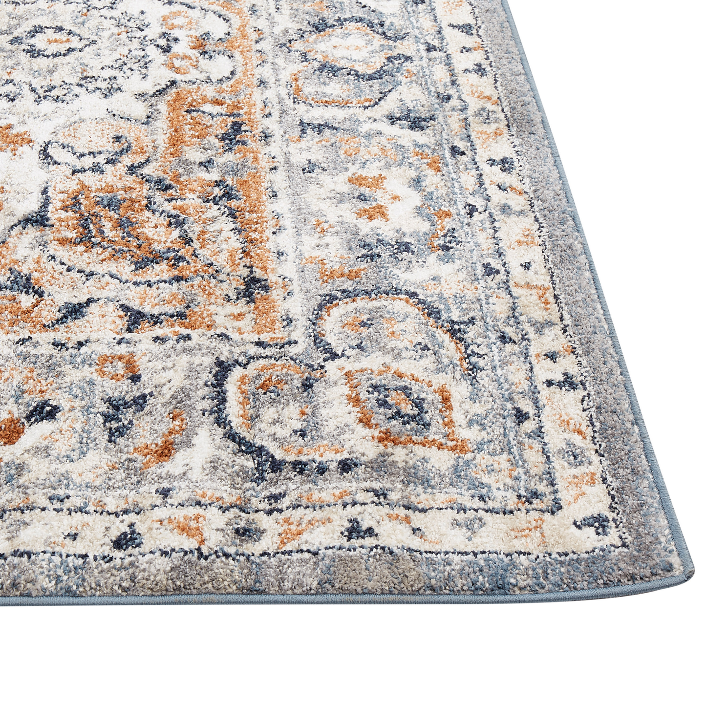 Teppich mehrfarbig 80 x 150 cm orientalisches Muster Kurzflor MARALIK