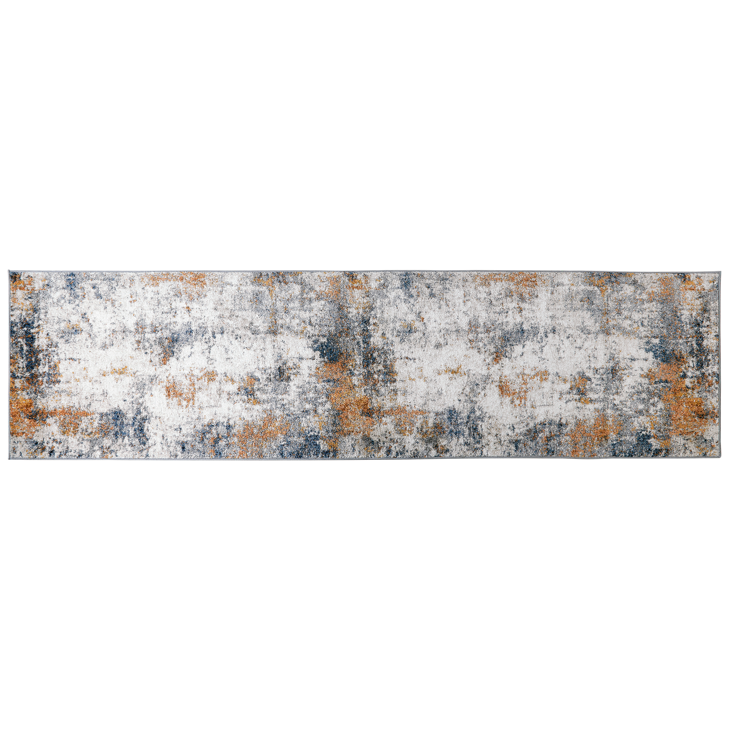 Teppich mehrfarbig 80 x 300 cm abstraktes Muster Kurzflor SHATIN